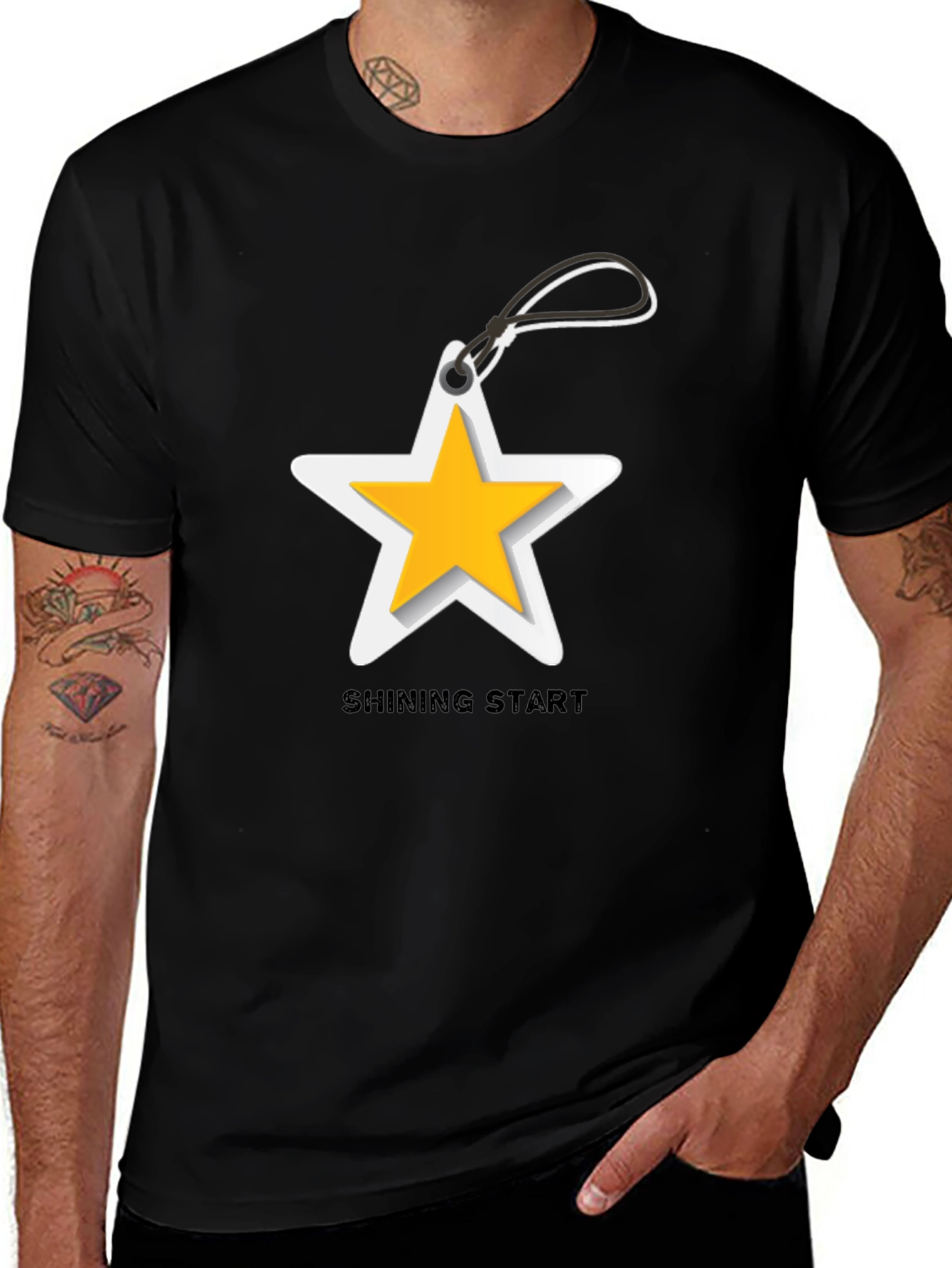 Shining Start T-Shirt - Unique Graphic Tee