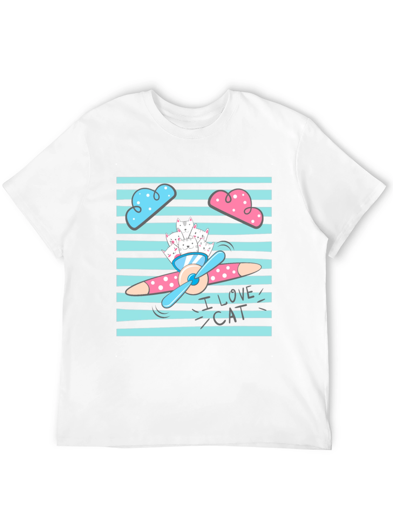 I Love Cats Graphic T-Shirt