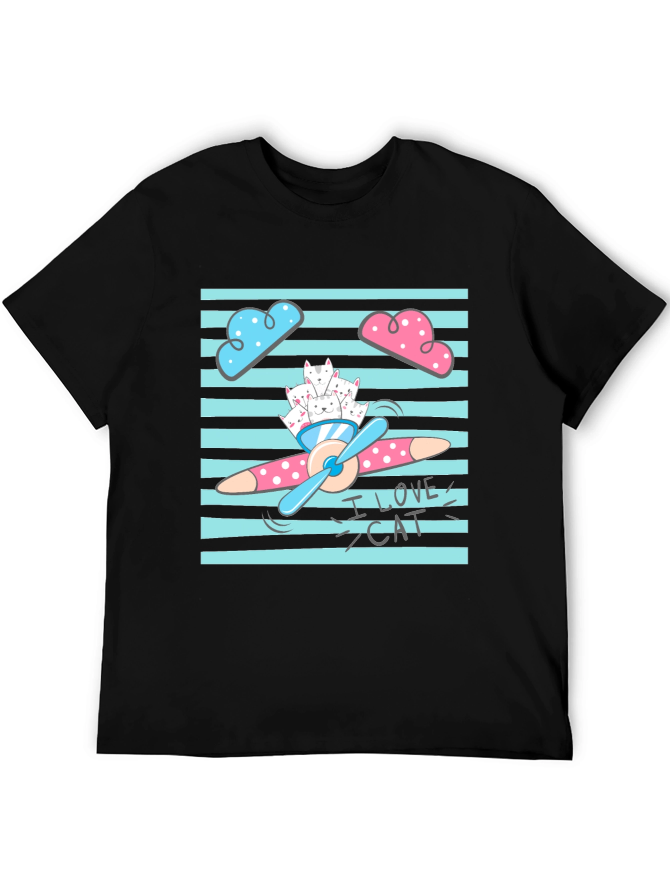 I Love Cats Graphic T-Shirt