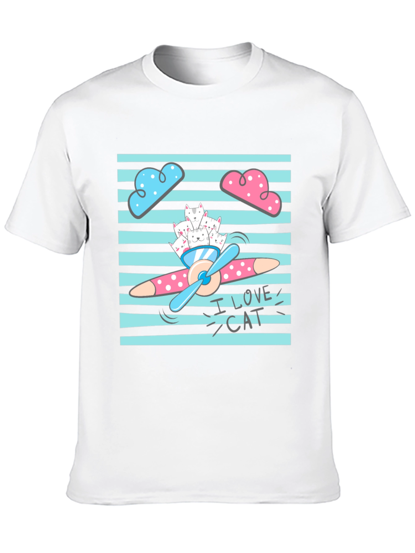 I Love Cats Graphic T-Shirt