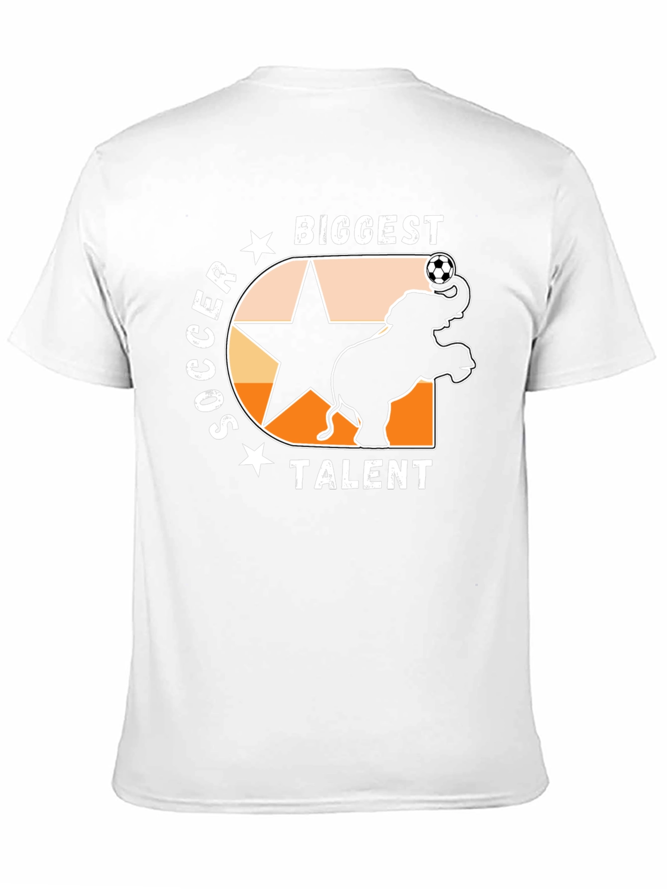 Soccer Elephant Graphic T-Shirt