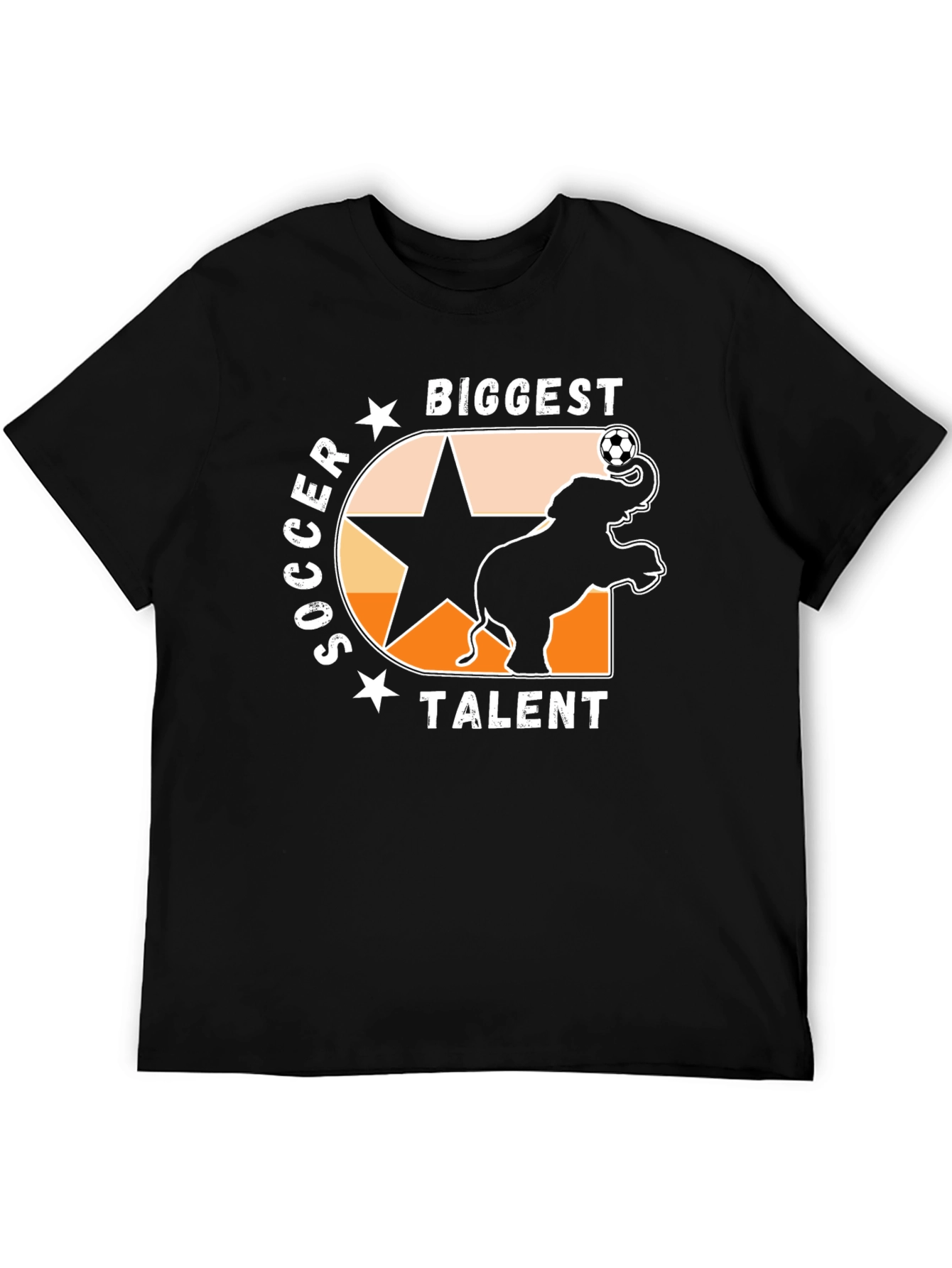 Soccer Elephant Graphic T-Shirt