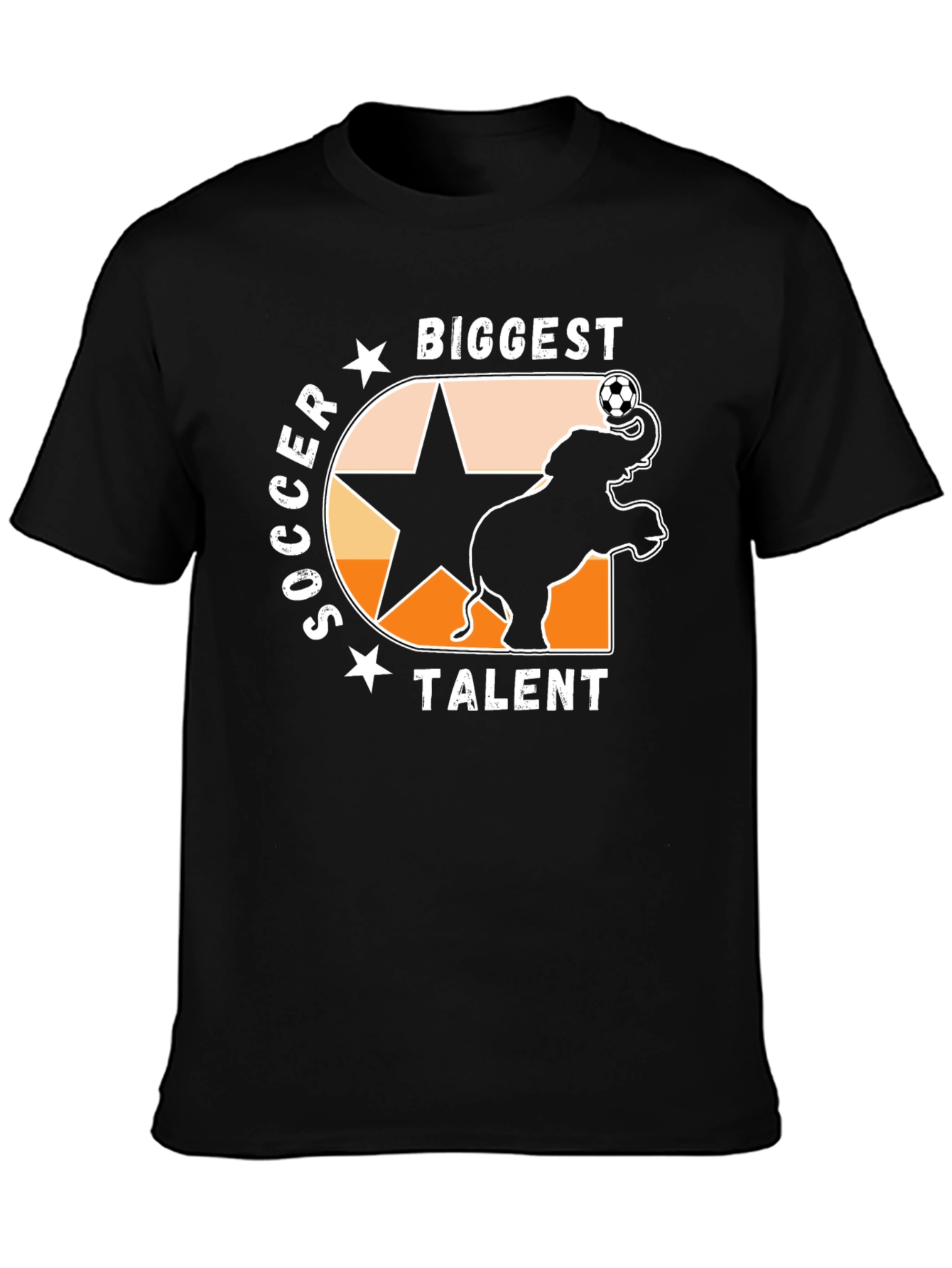 Soccer Elephant Graphic T-Shirt