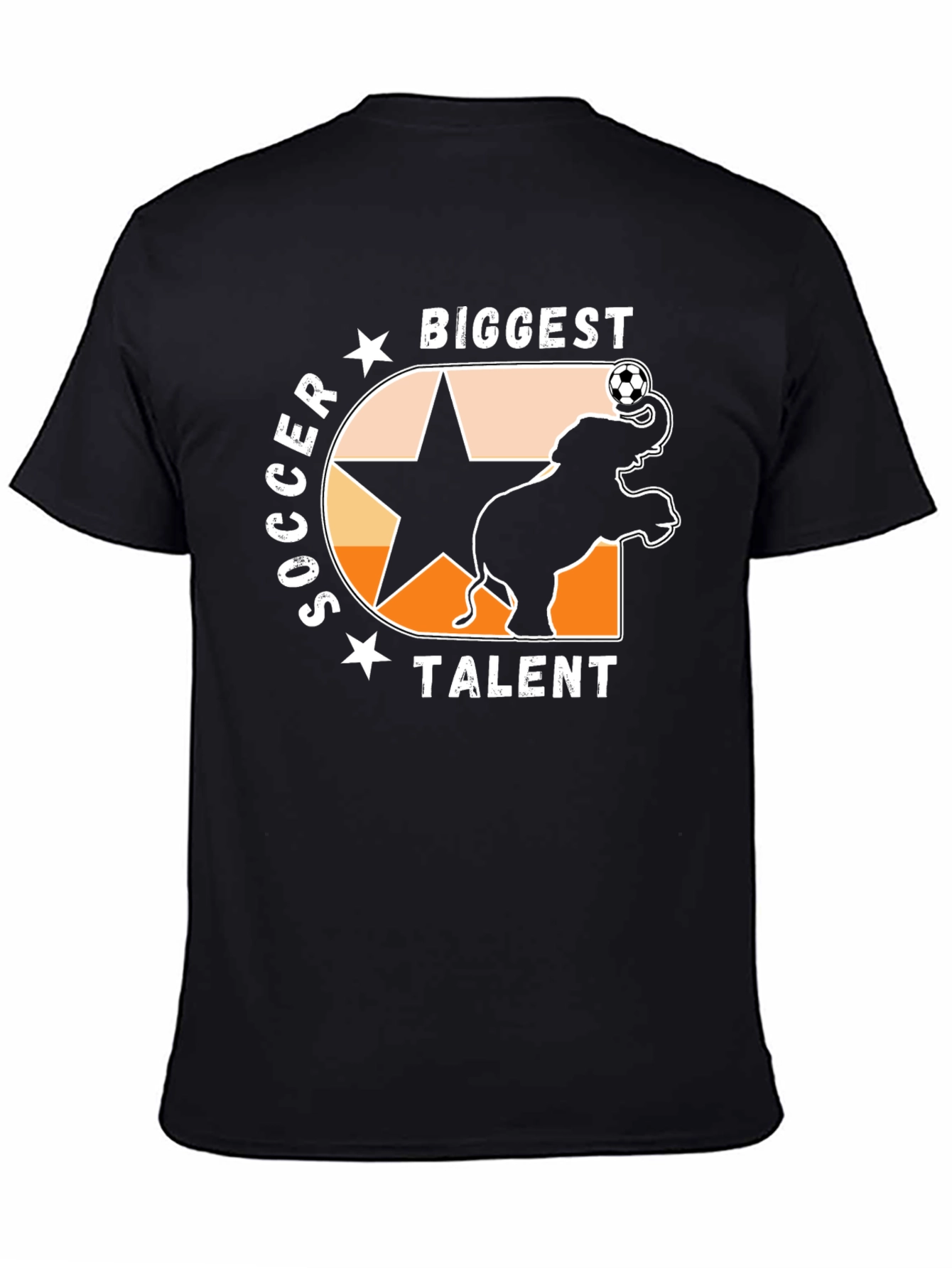 Soccer Elephant Graphic T-Shirt