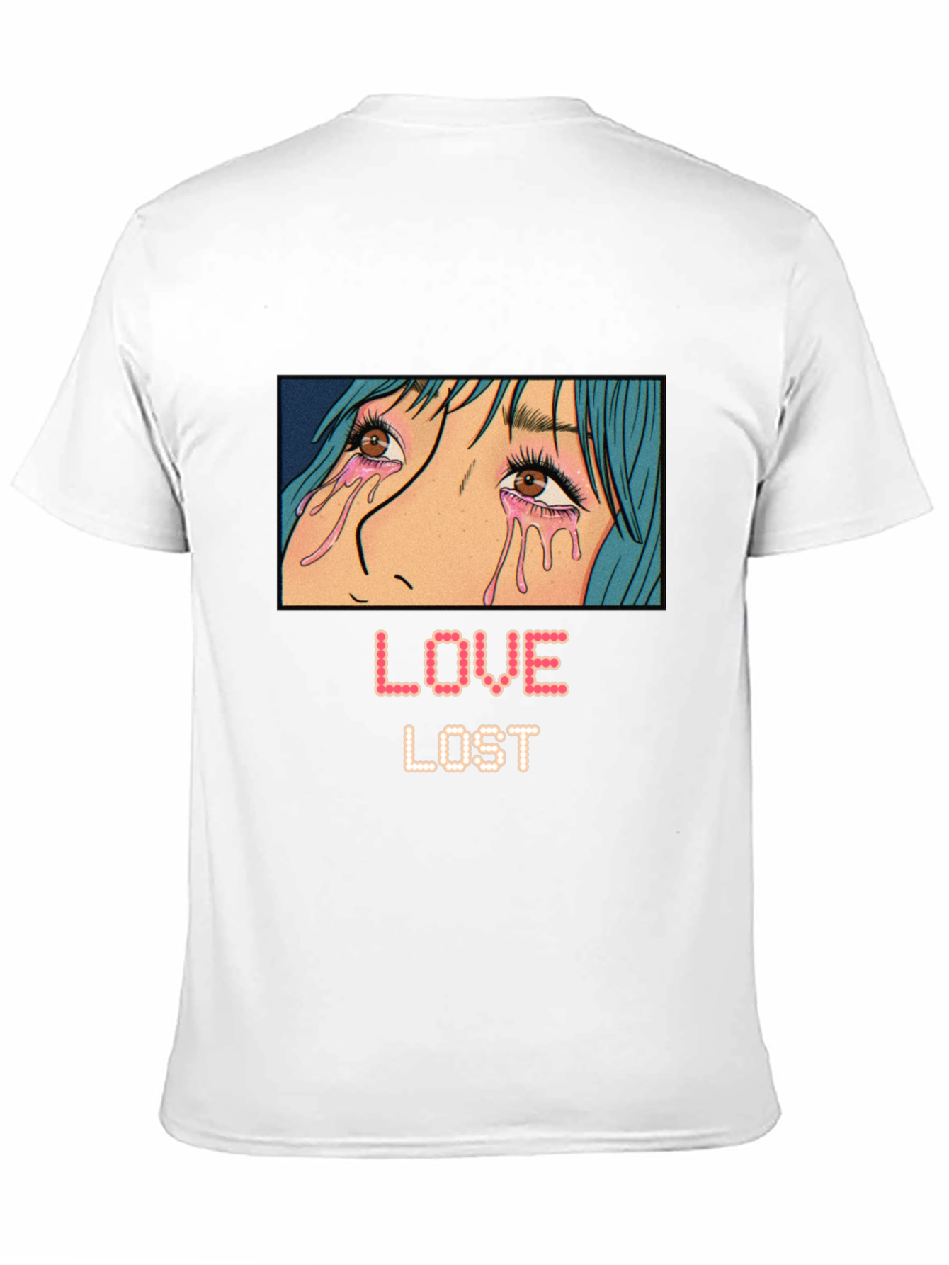 Love Lost Graphic Tee - Trendy Anime Style T-Shirt