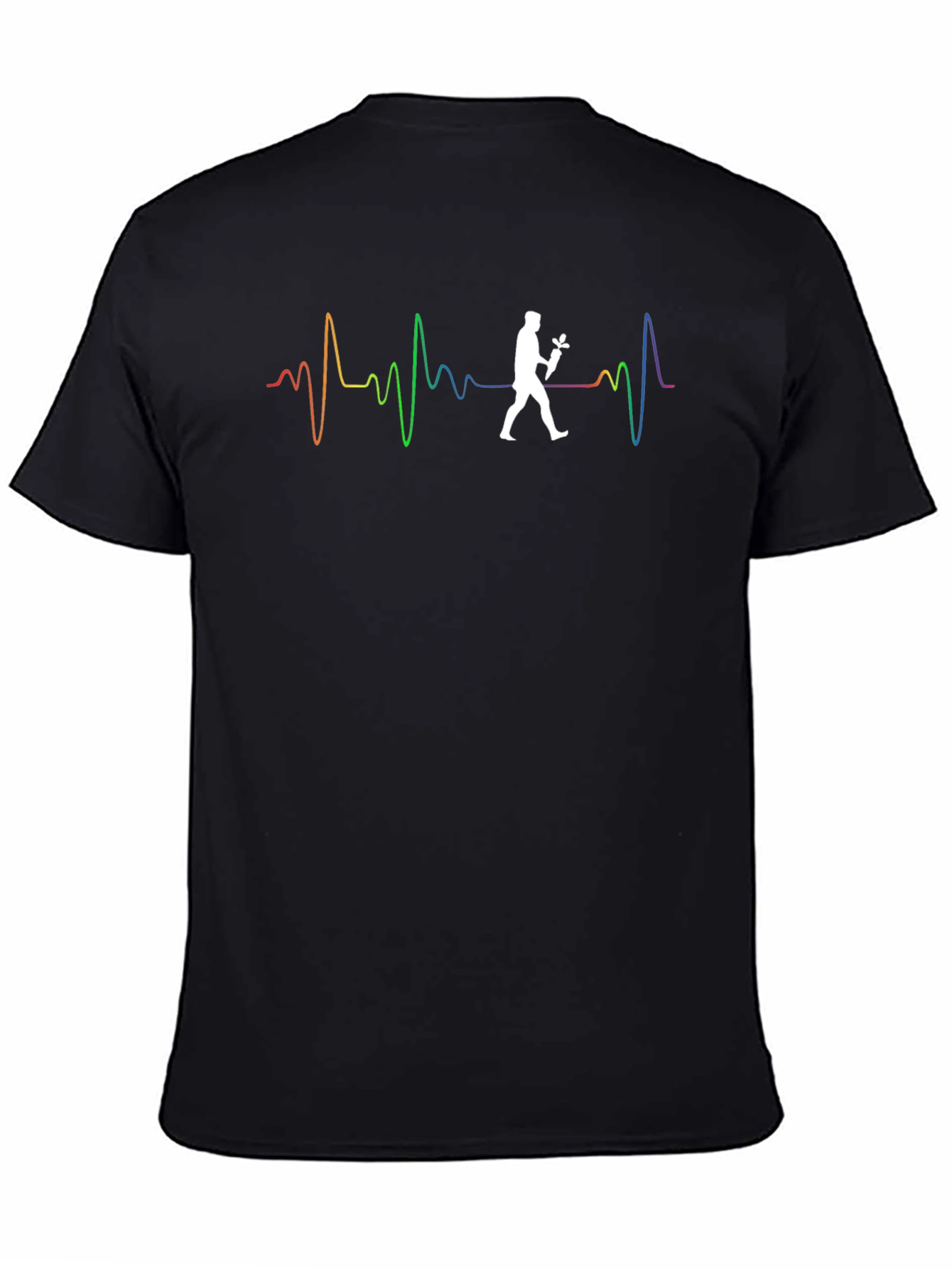 Gardener Heartbeat T-Shirt - Black