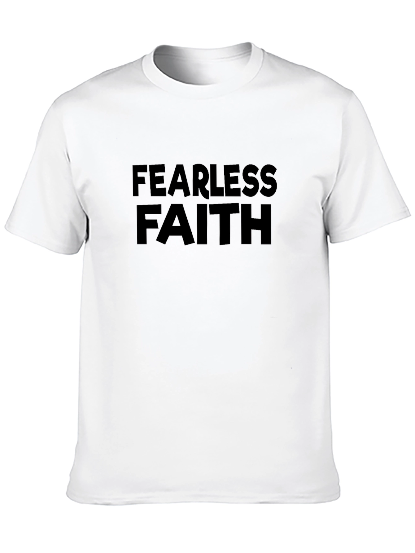 Fearless Faith Black Graphic T-Shirt