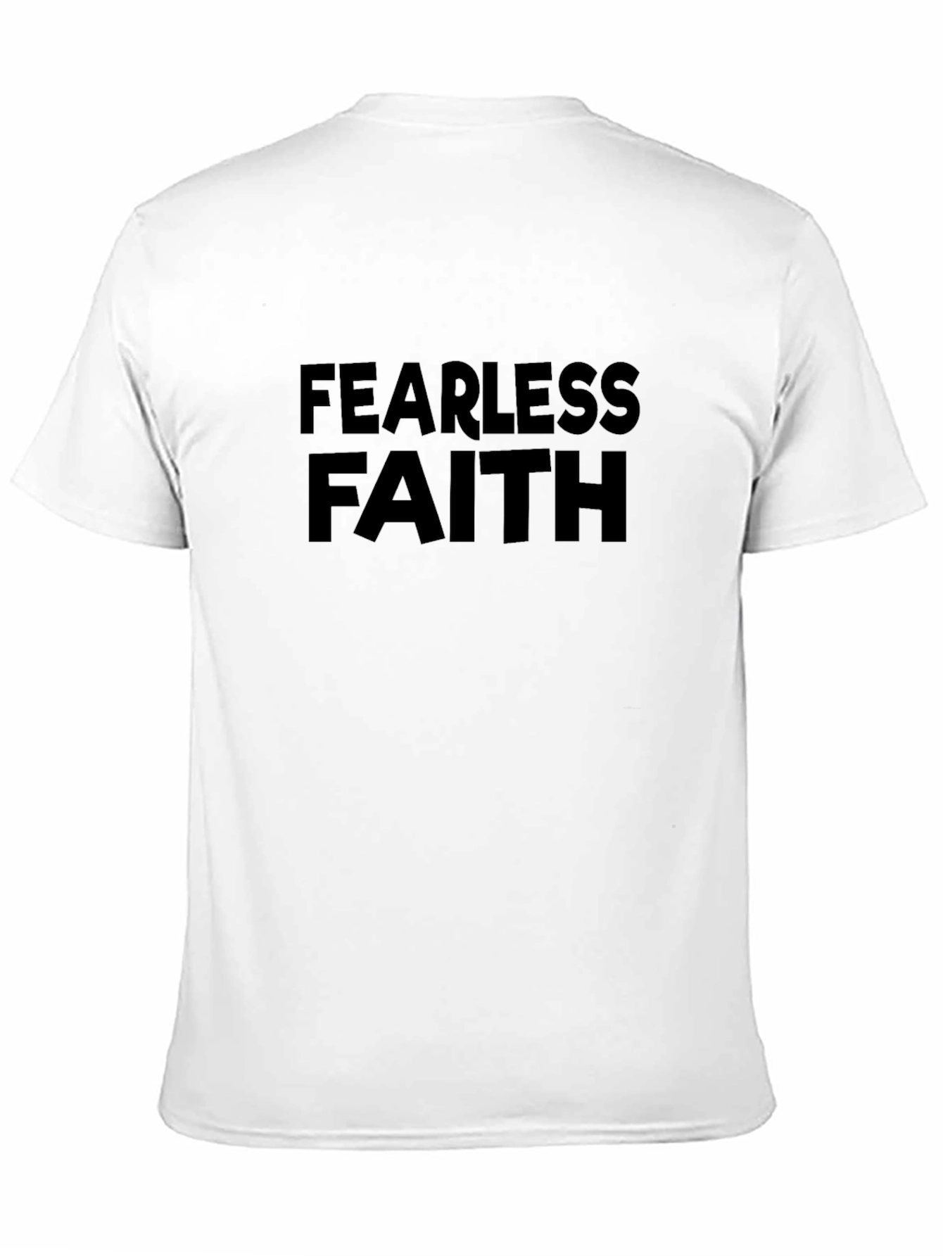 Fearless Faith Black Graphic T-Shirt