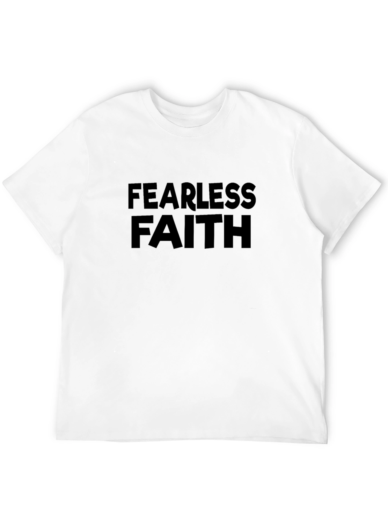 Fearless Faith Black Graphic T-Shirt