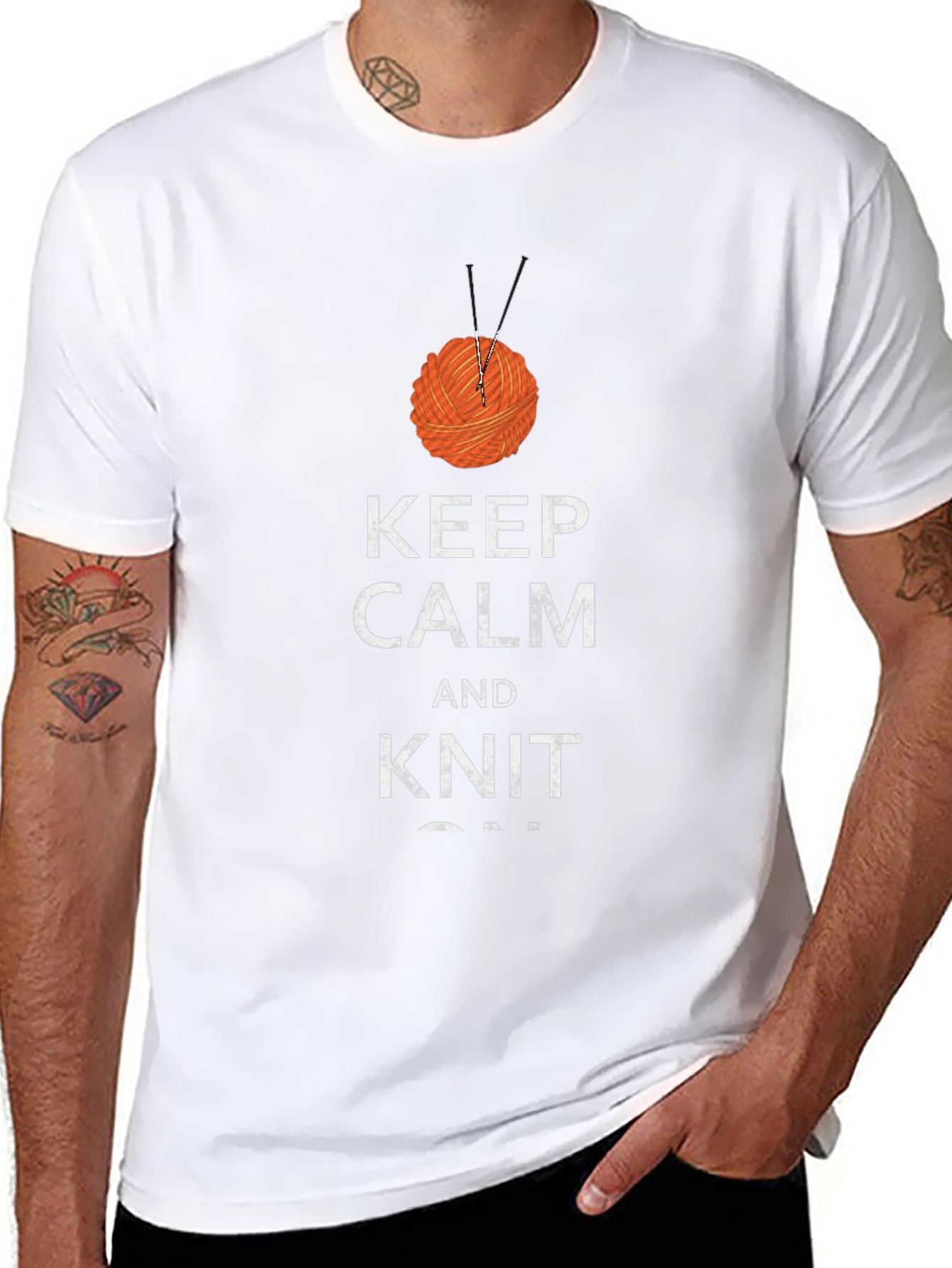Keep Calm and Knit On T-Shirt
