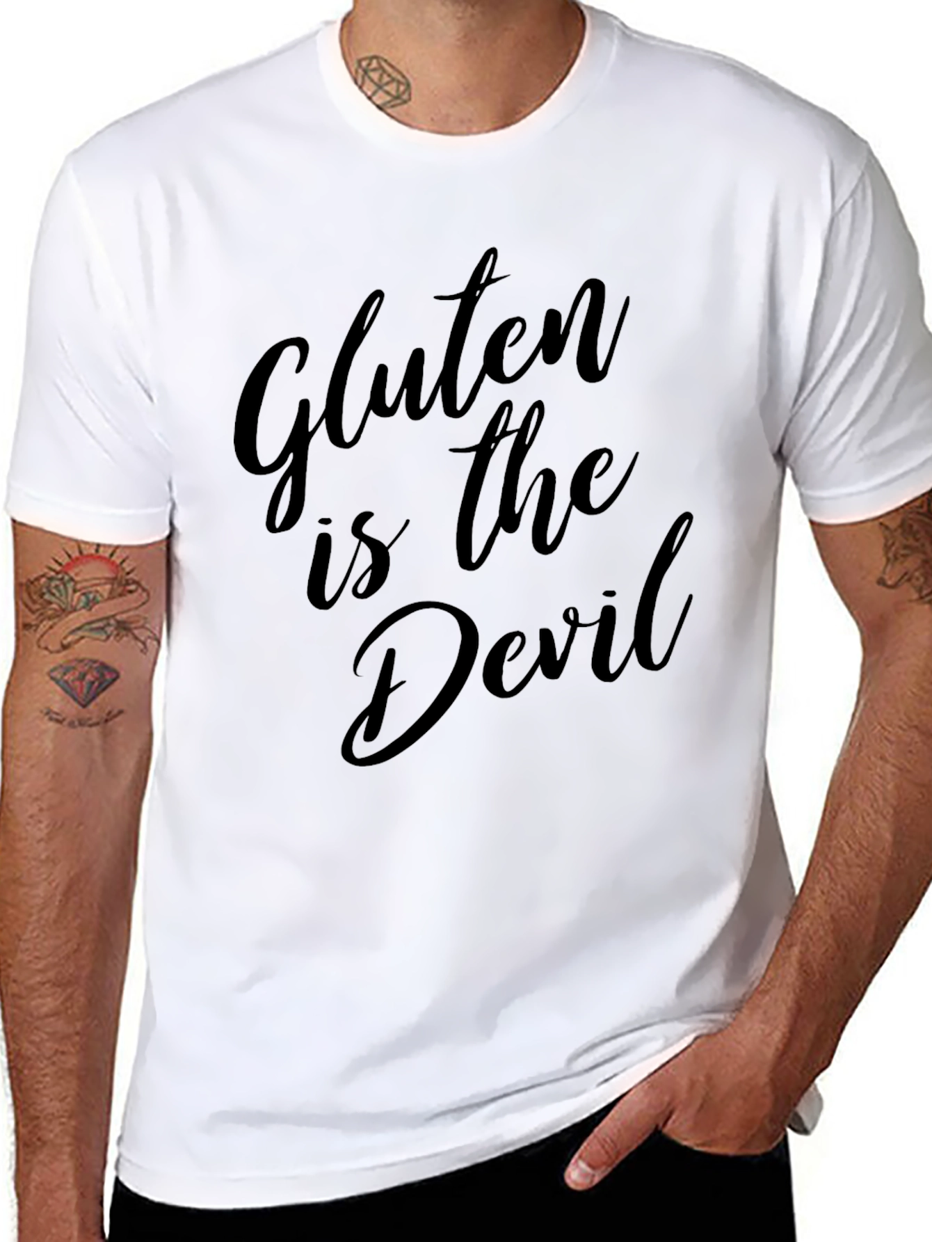 Gluten is the Devil Graphic Tee