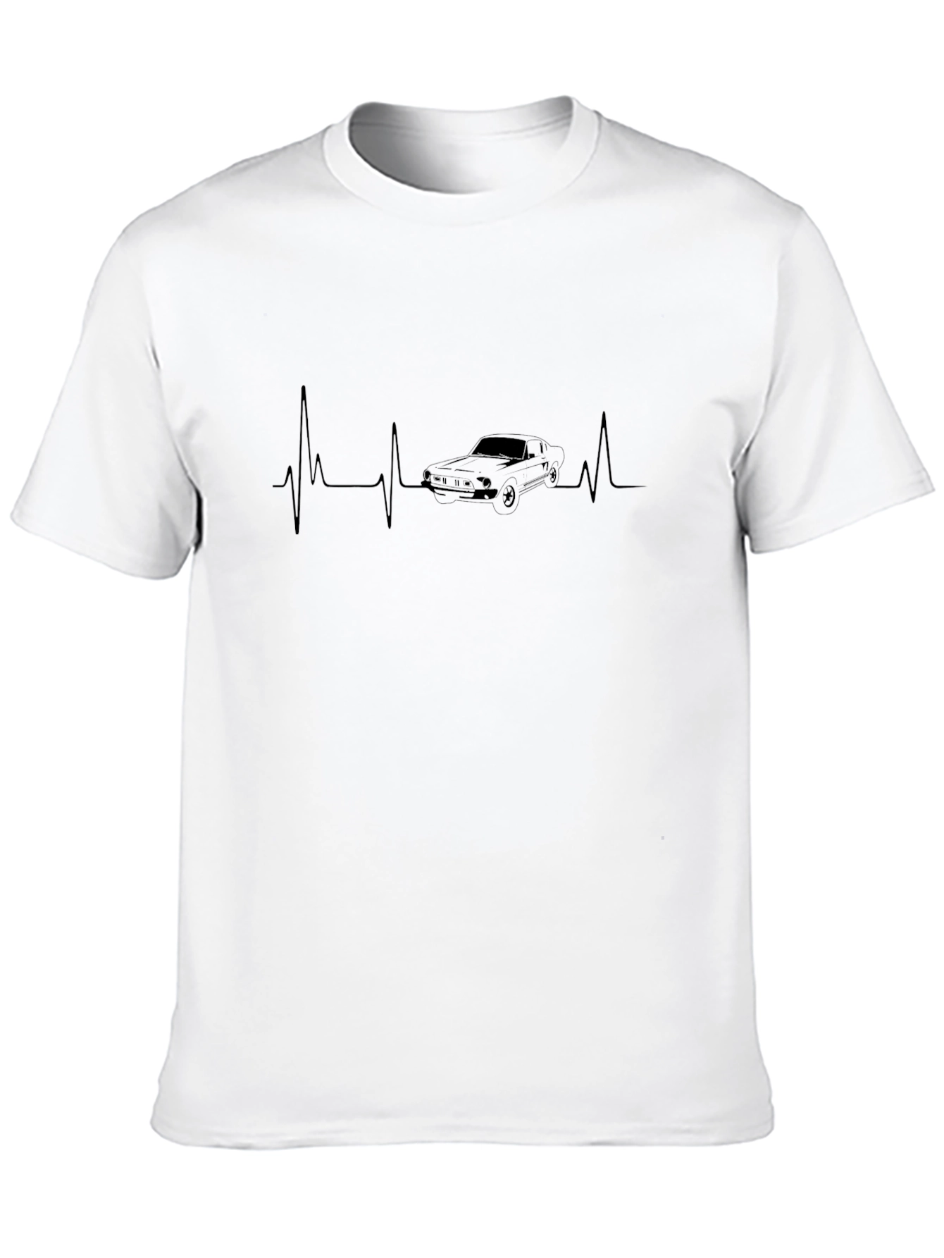 Car Heartbeat T-Shirt - Automotive Enthusiast Tee