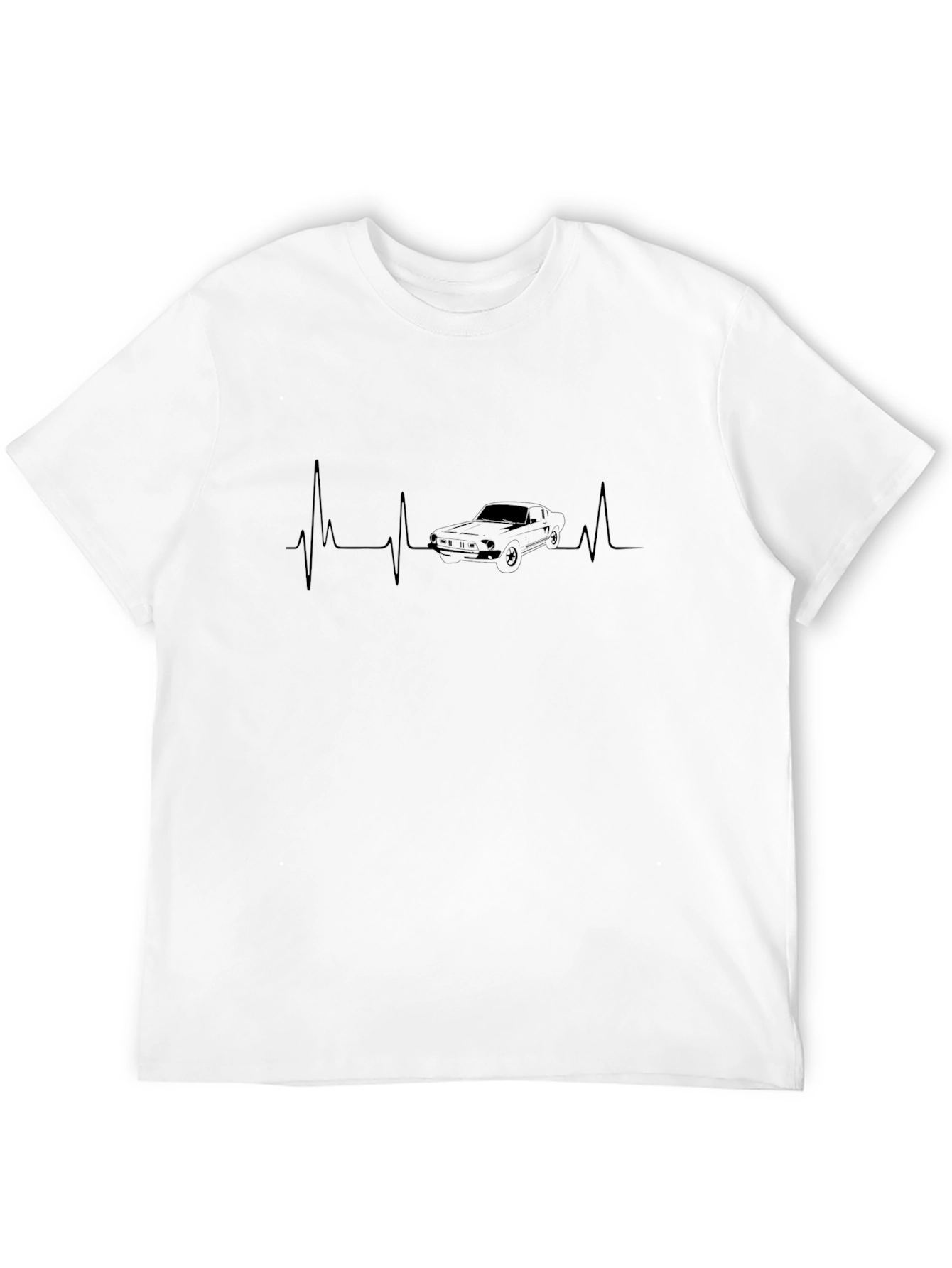 Car Heartbeat T-Shirt - Automotive Enthusiast Tee