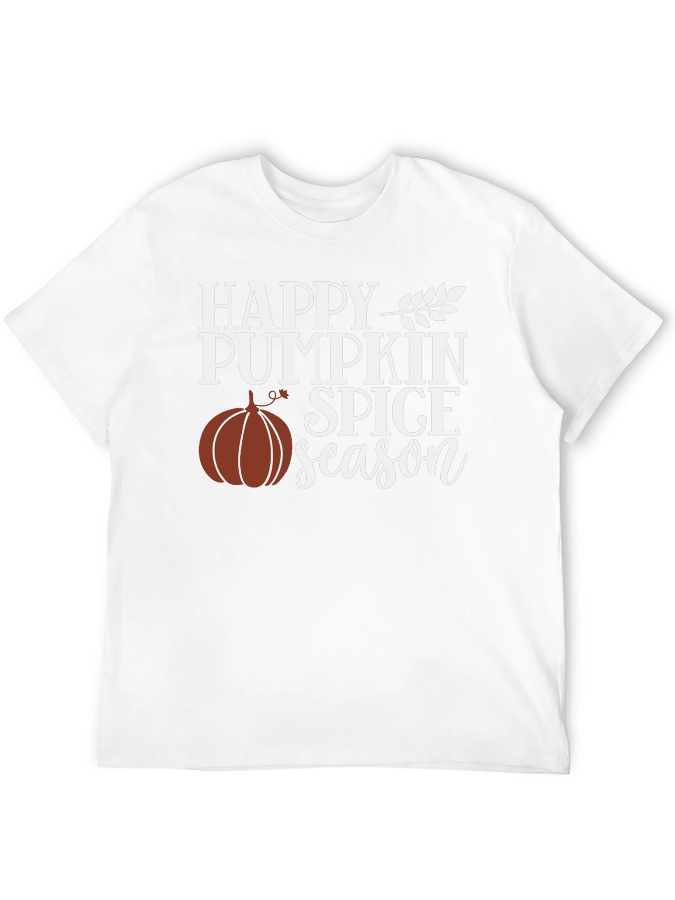 Happy Pumpkin Spice Season Black Graphic Tee