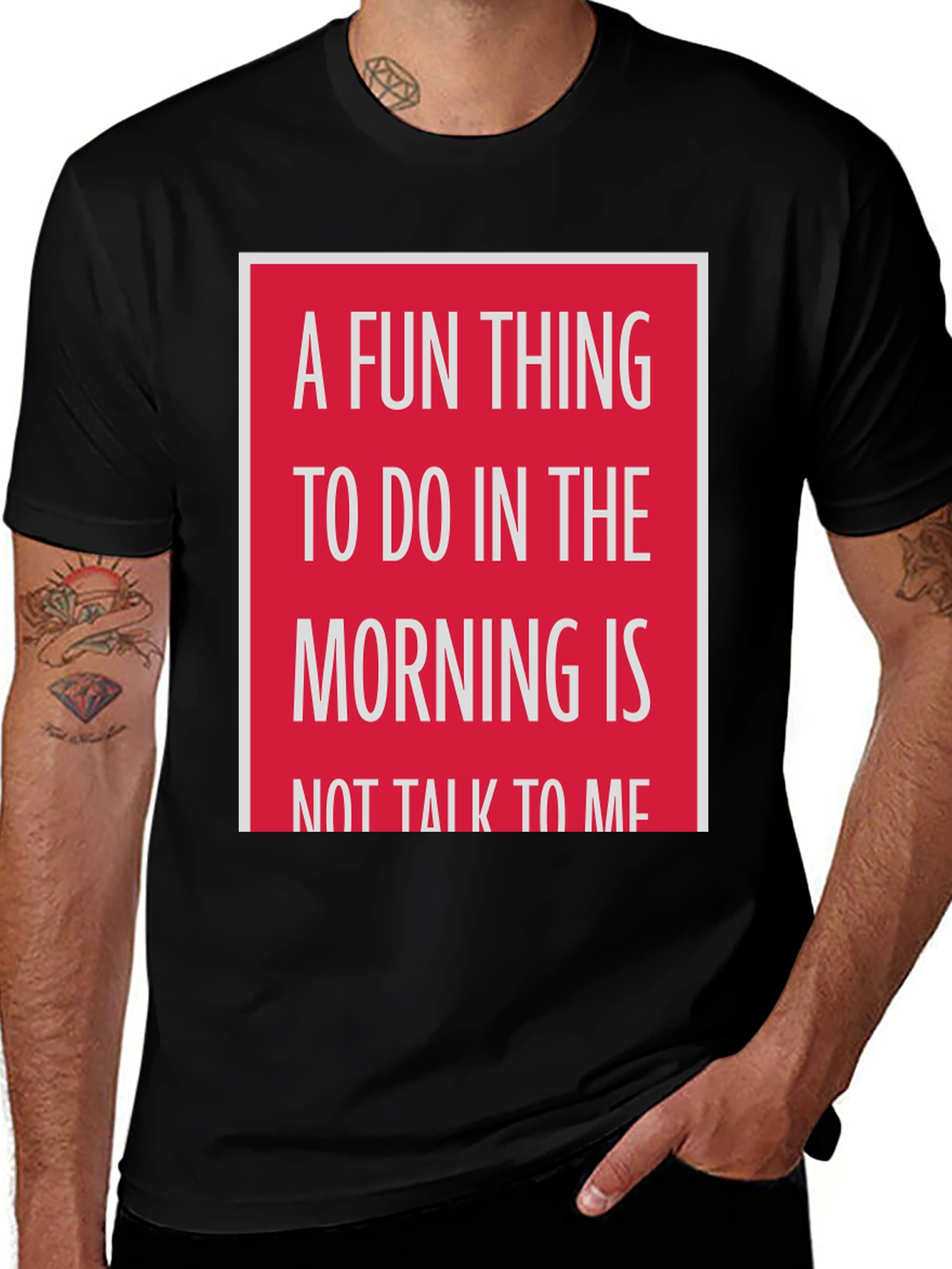 Funny Dont Talk to Me Morning T-Shirt