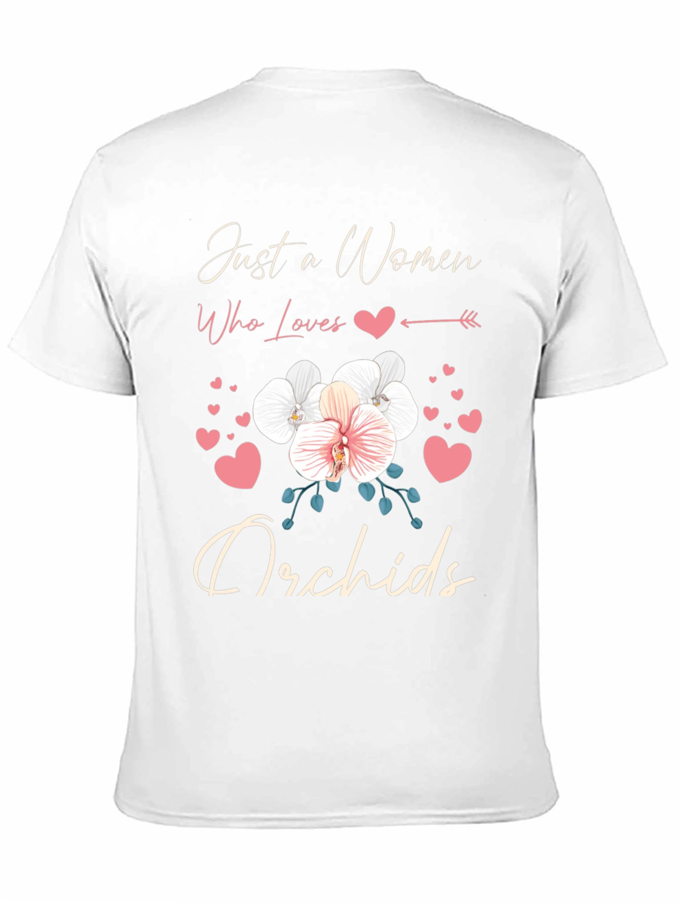 Just a Woman Who Loves Orchids T-Shirt