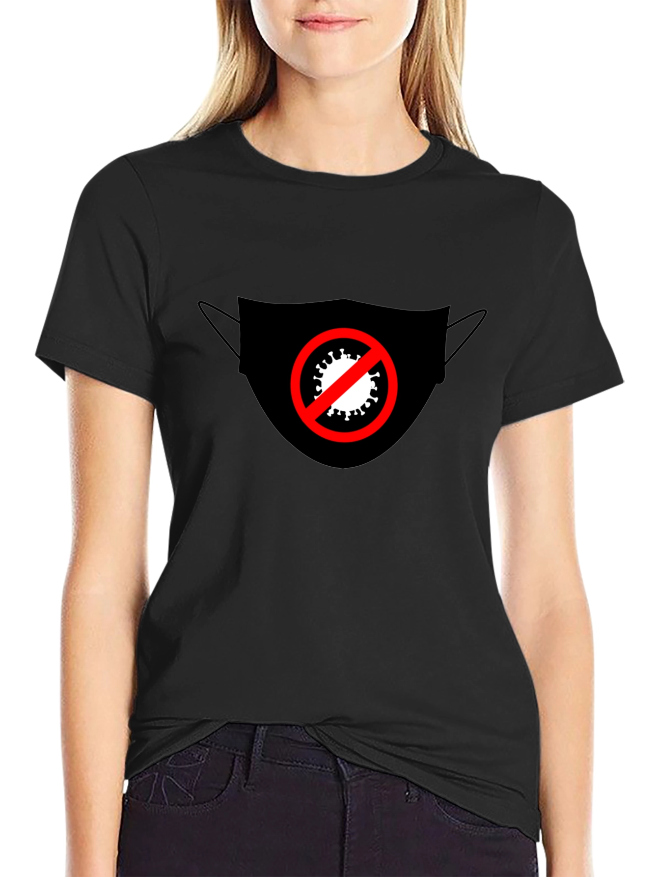 Mask Prohibited Graphic Tee