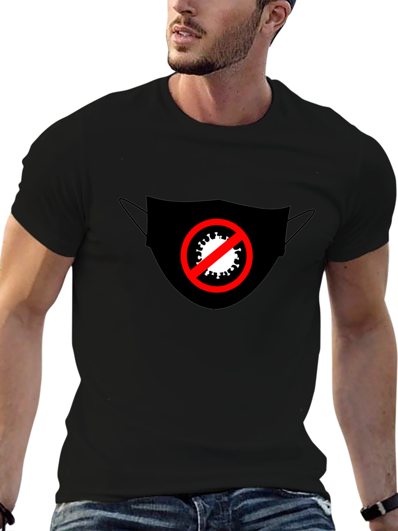 Mask Prohibited Graphic Tee