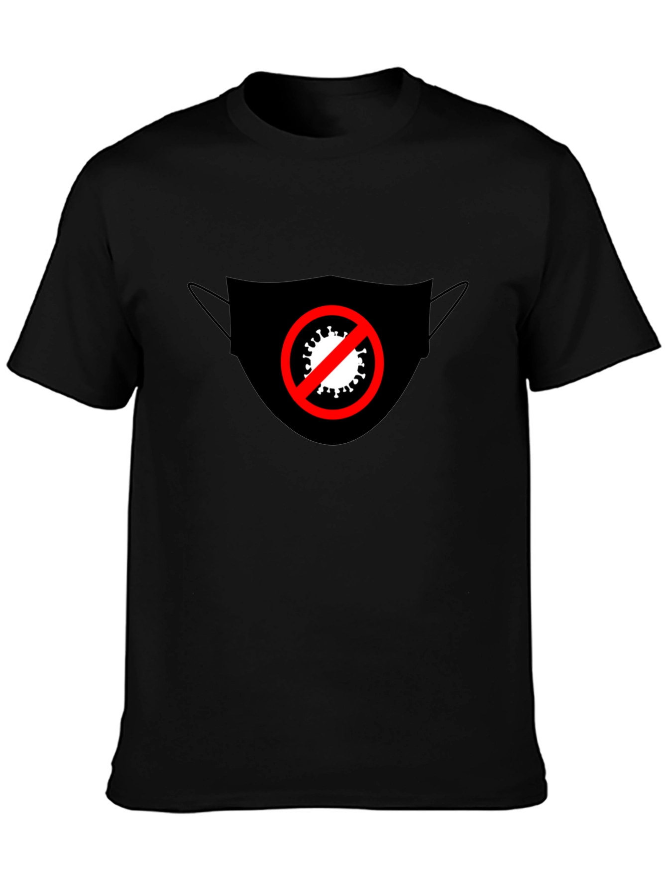 Mask Prohibited Graphic Tee