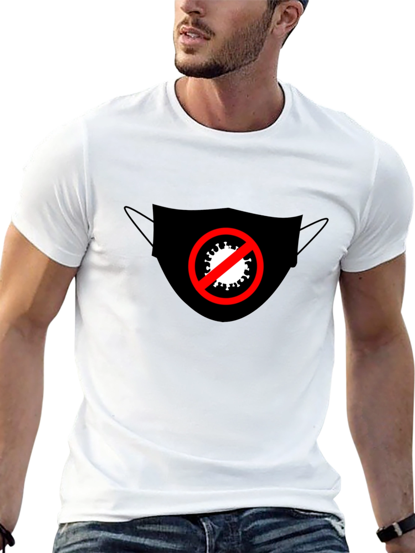 Mask Prohibited Graphic Tee
