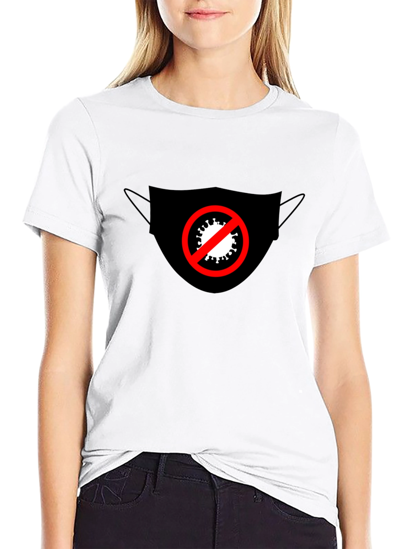 Mask Prohibited Graphic Tee