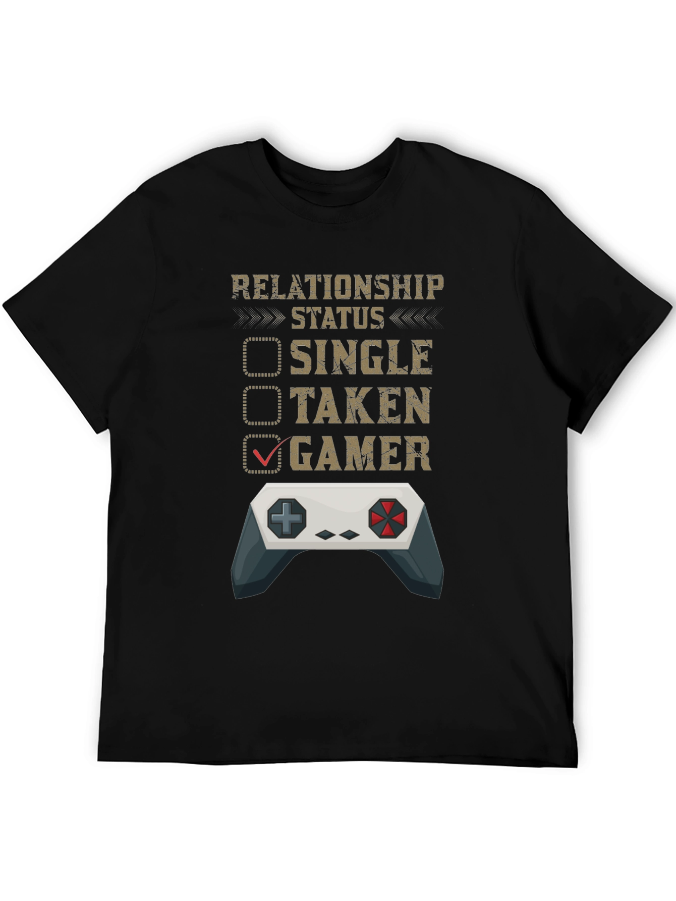 Gamer Relationship Status T-Shirt - Funny Gaming Tee