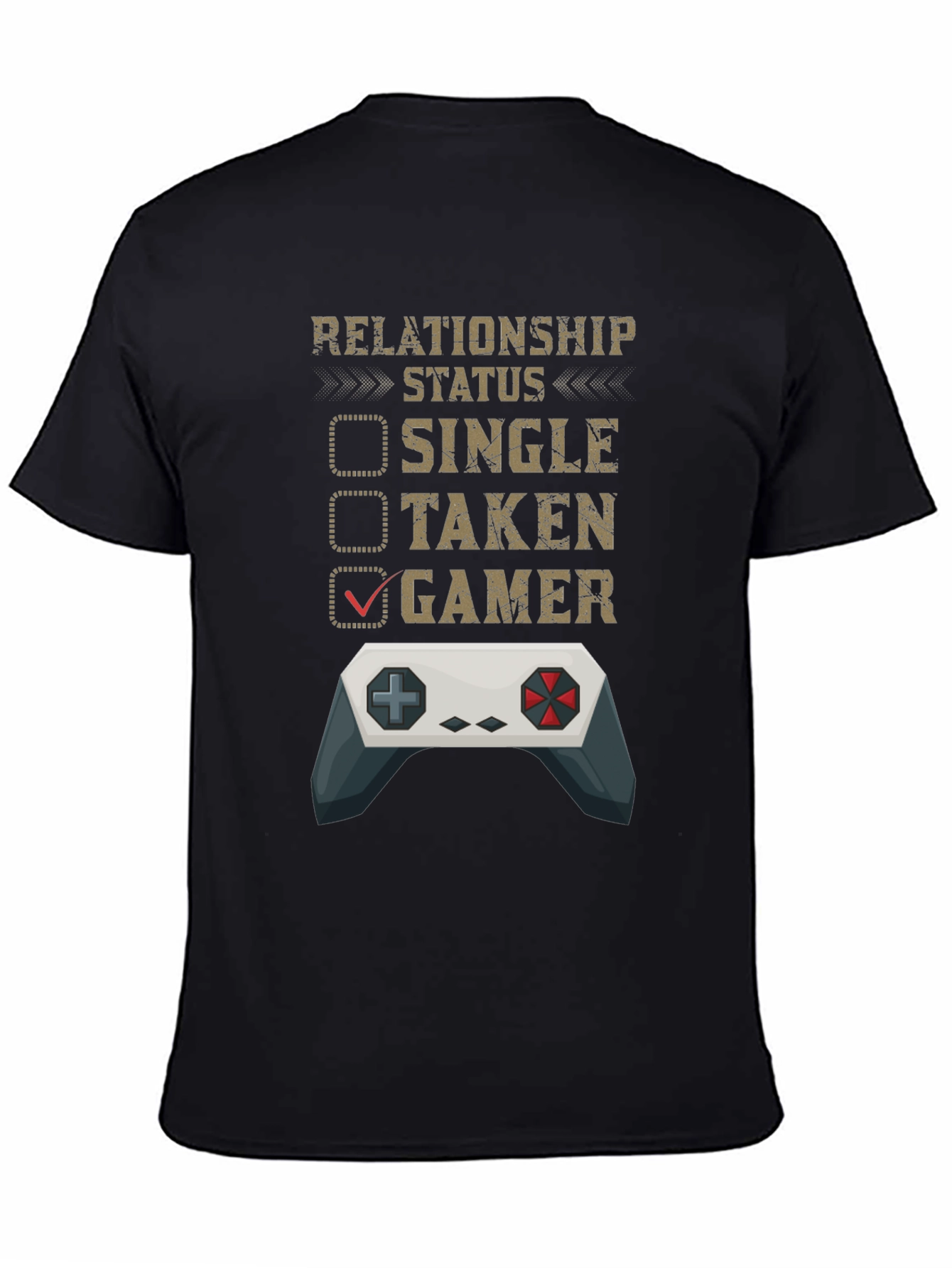 Gamer Relationship Status T-Shirt - Funny Gaming Tee
