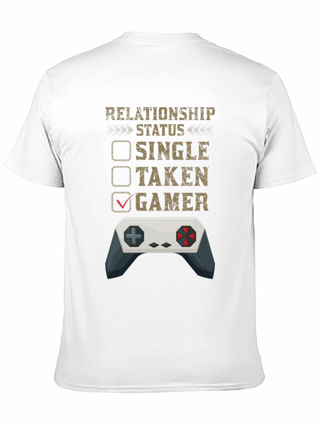 Gamer Relationship Status T-Shirt - Funny Gaming Tee