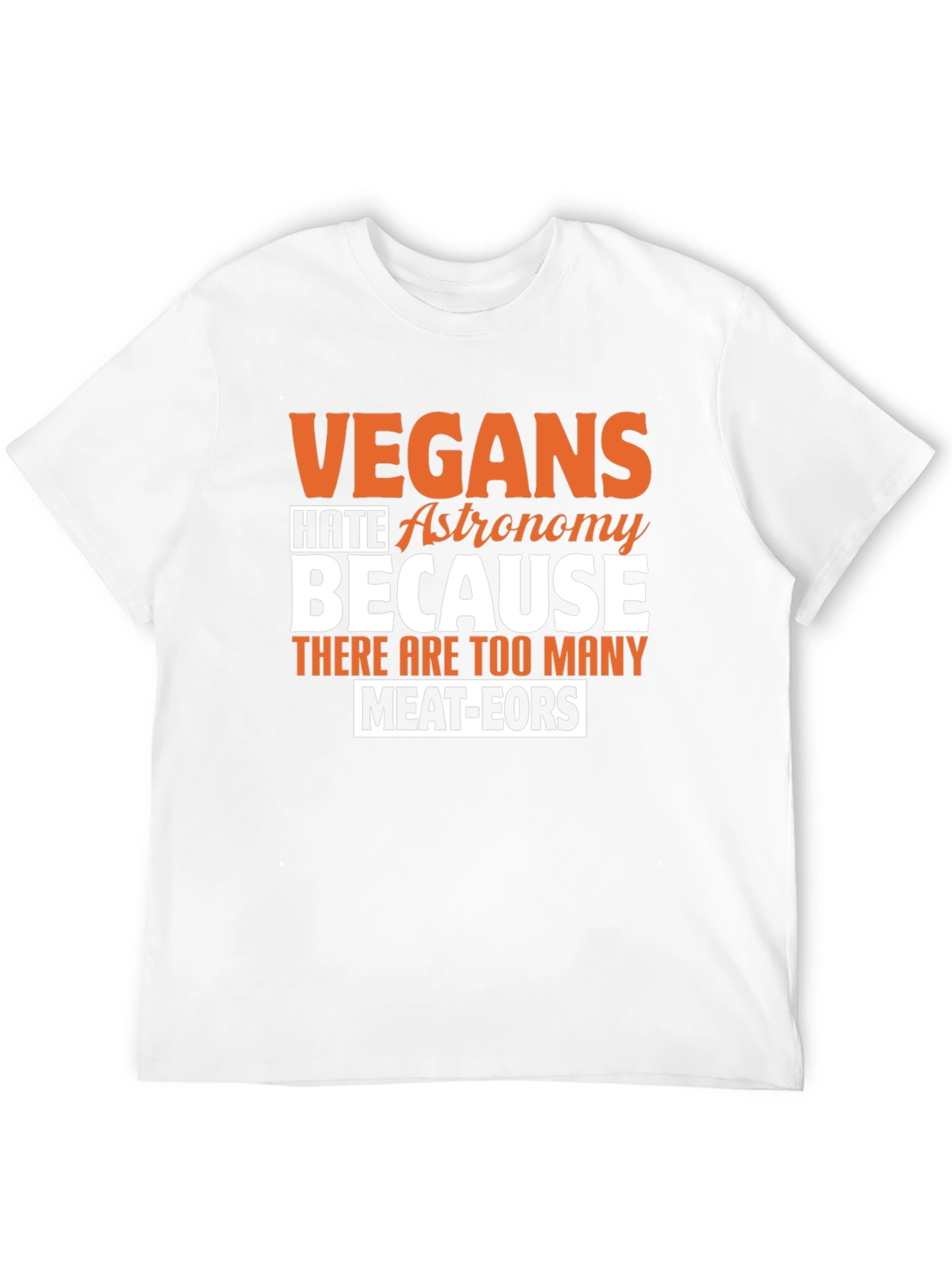 Vegan Astronomy Humor T-Shirt