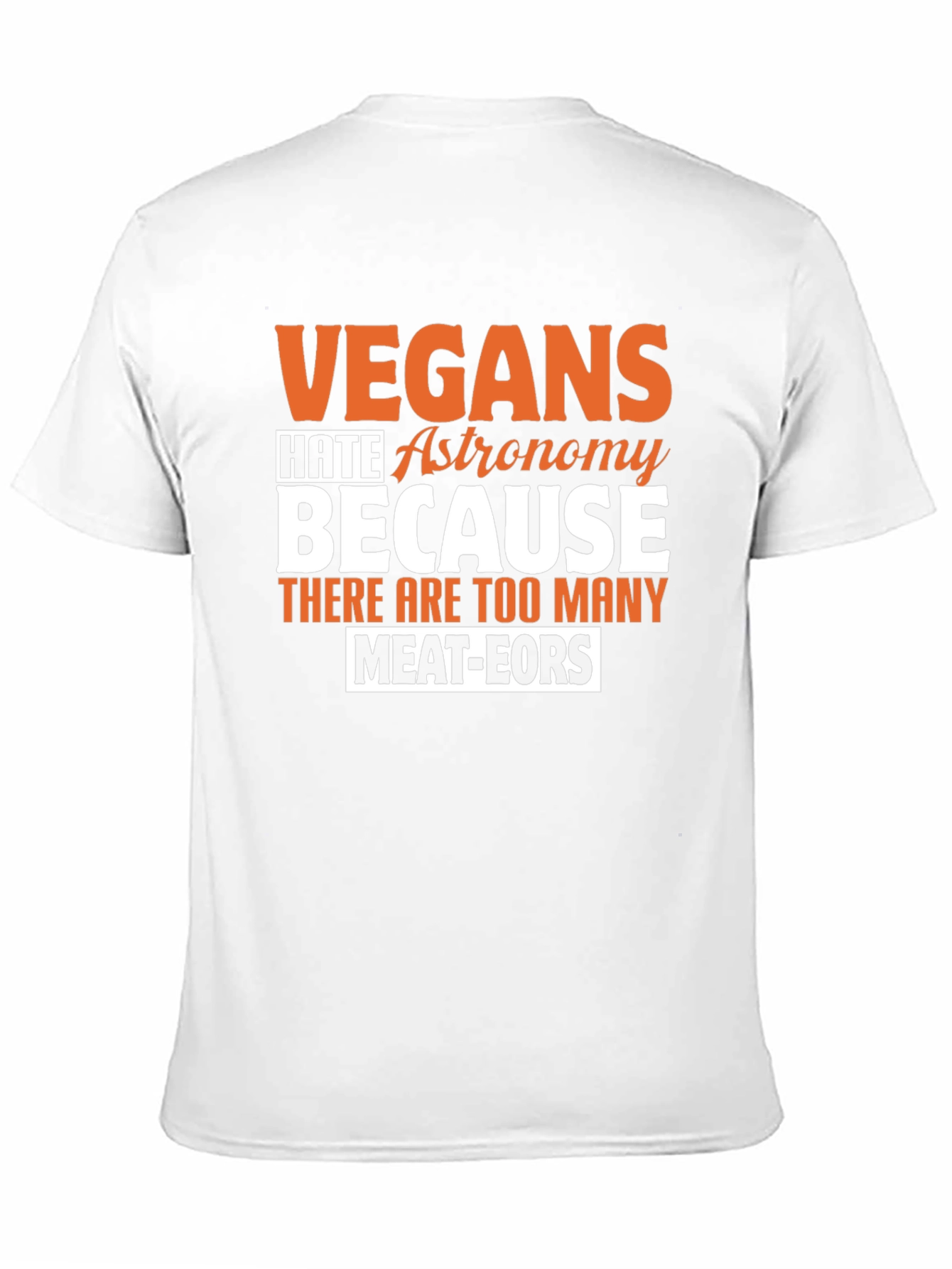 Vegan Astronomy Humor T-Shirt