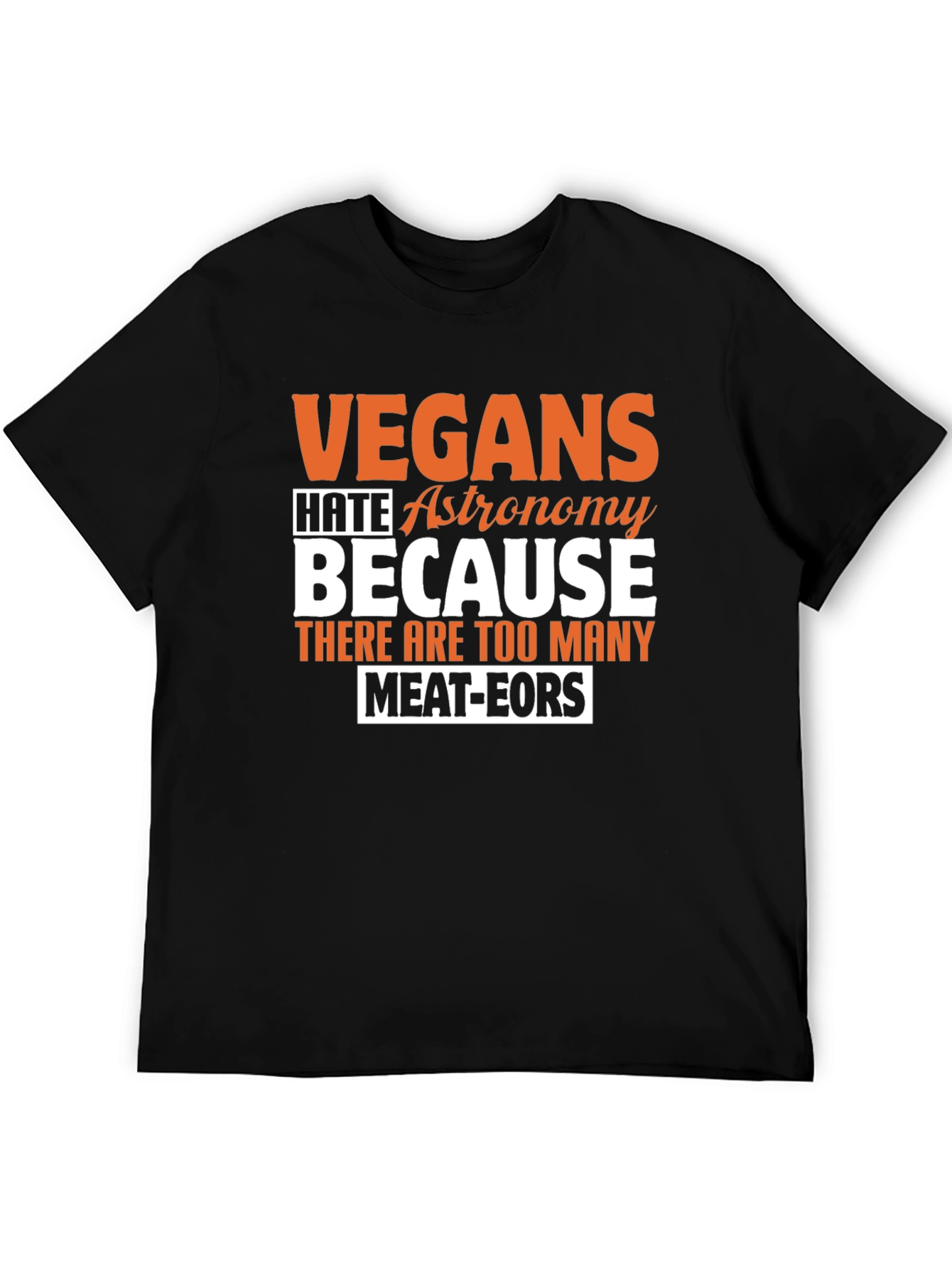 Vegan Astronomy Humor T-Shirt