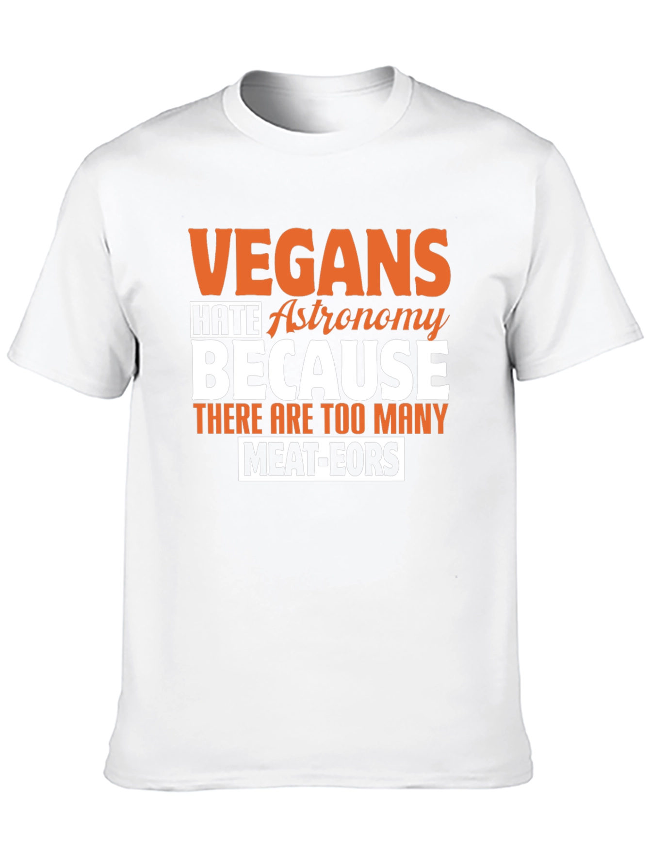 Vegan Astronomy Humor T-Shirt