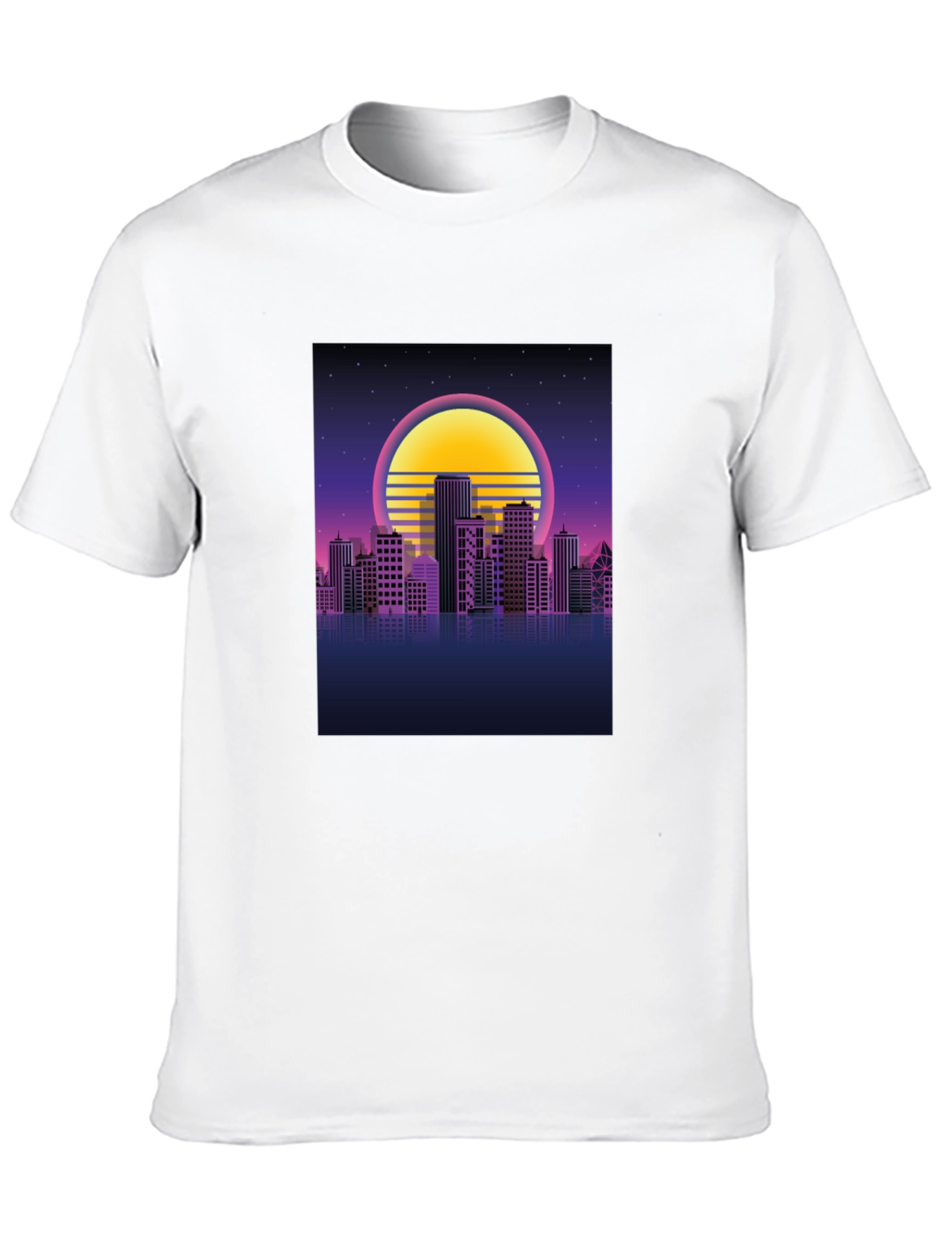 Retro Cityscape Graphic T-Shirt