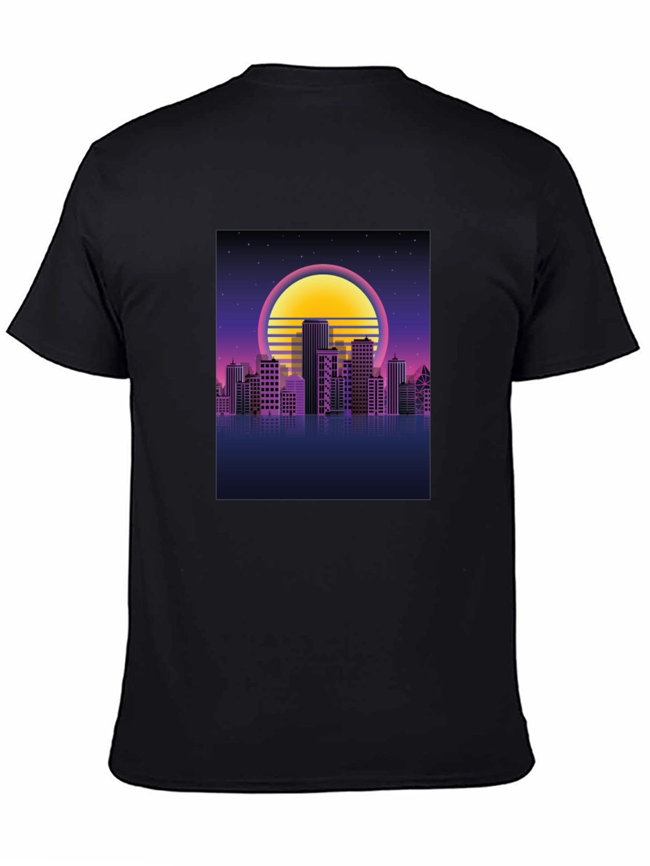 Retro Cityscape Graphic T-Shirt