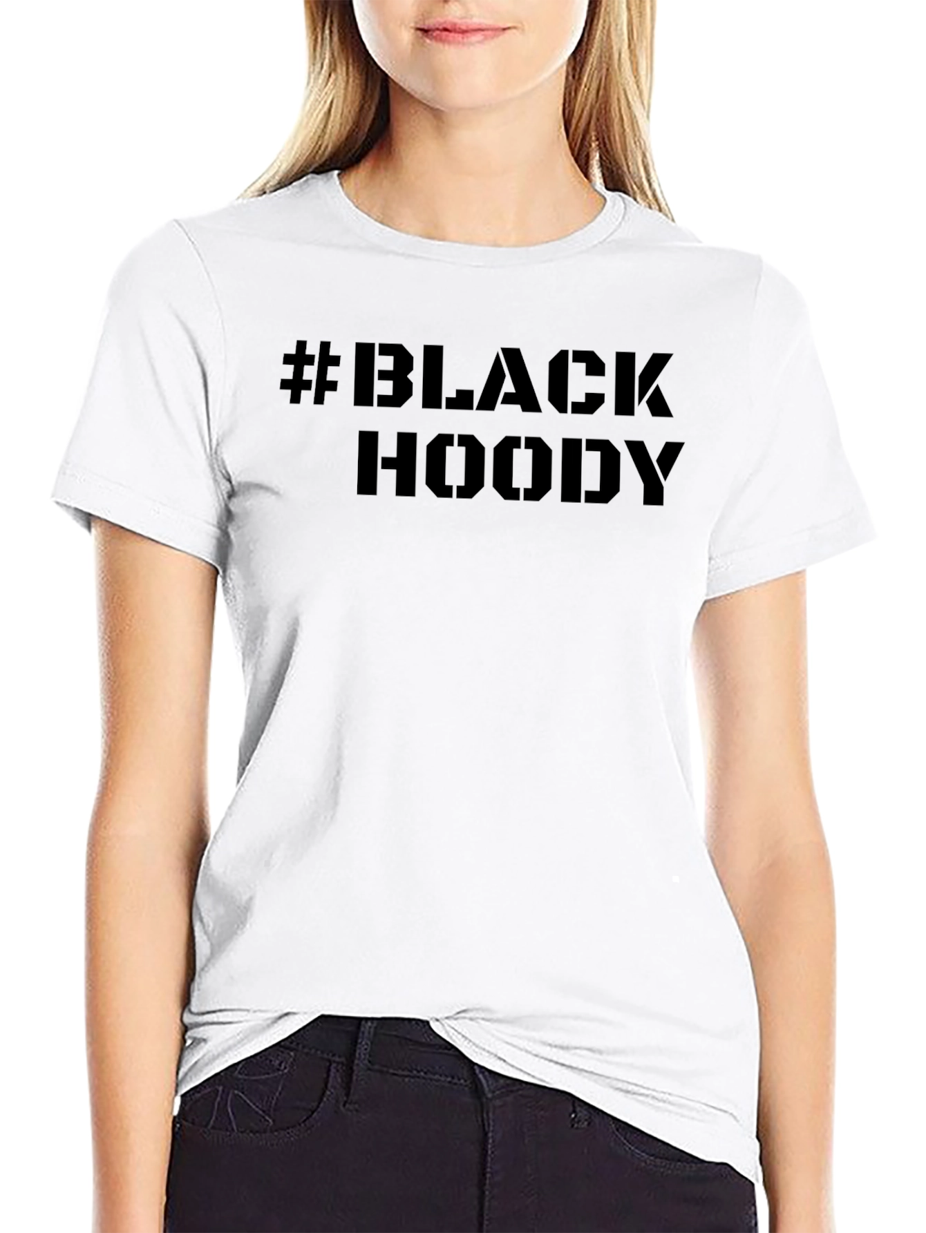 Black Hoody T-Shirt
