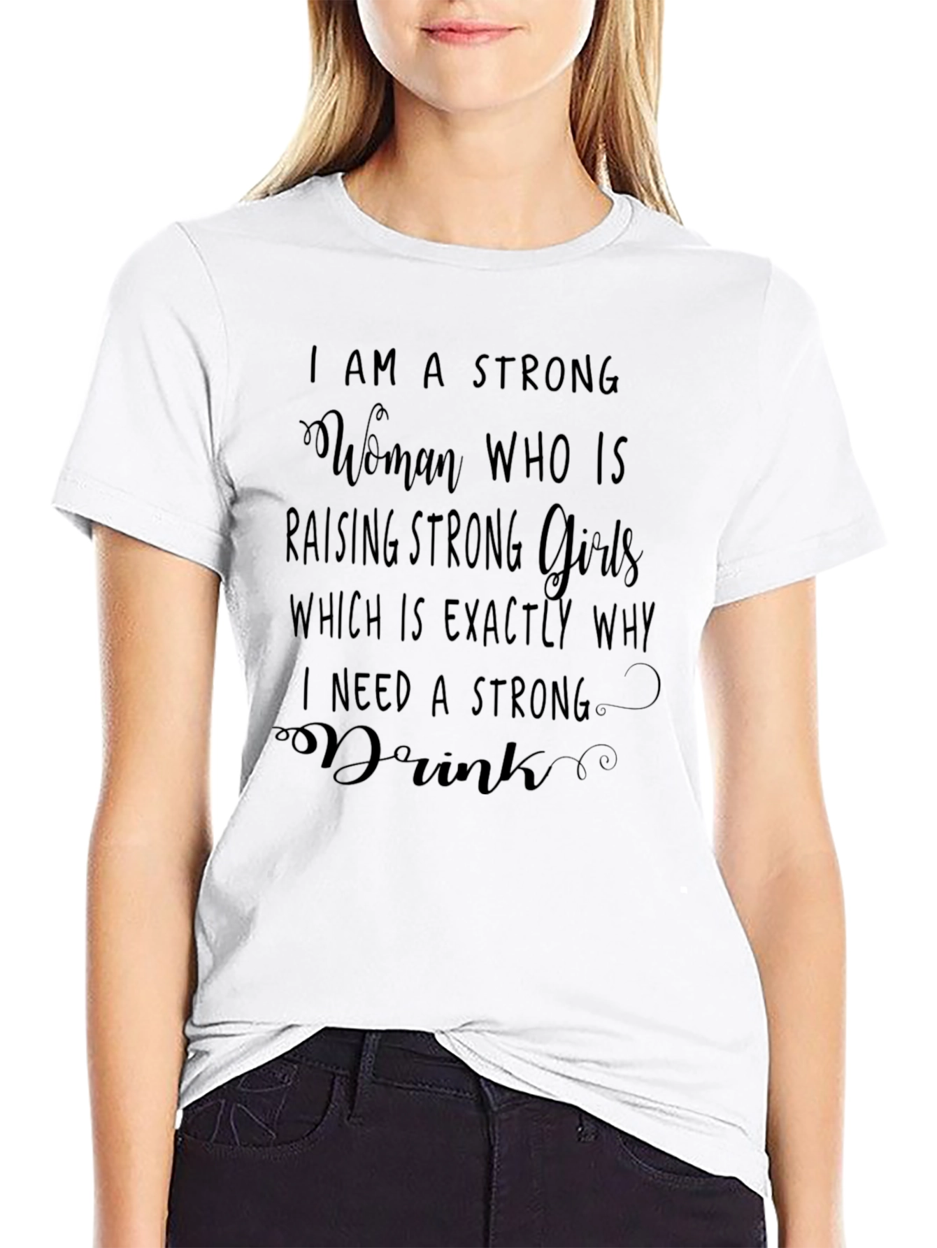 Strong Woman Graphic T-Shirt
