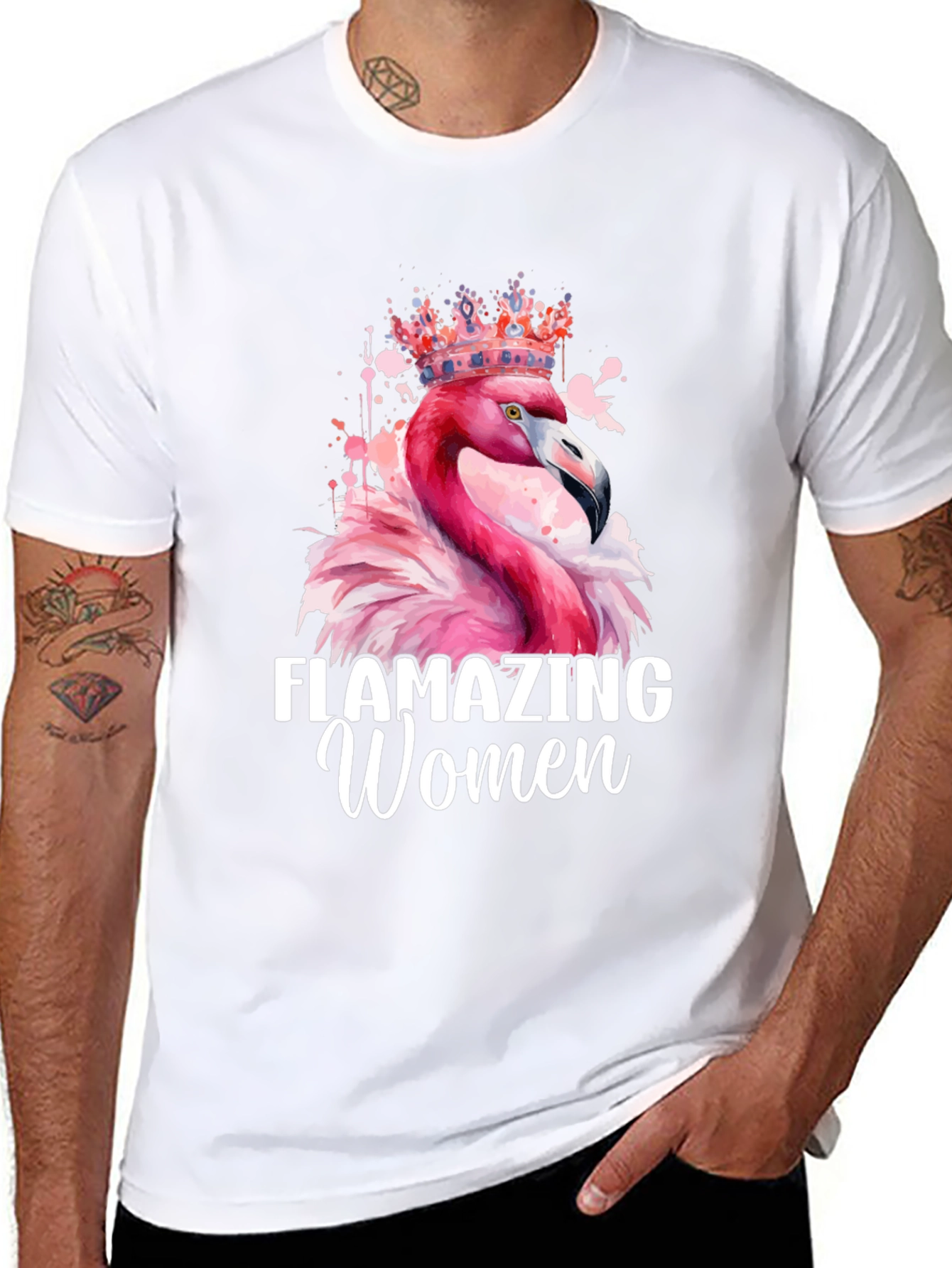 Flamazing Women T-Shirt - Flamingo Queen Tee
