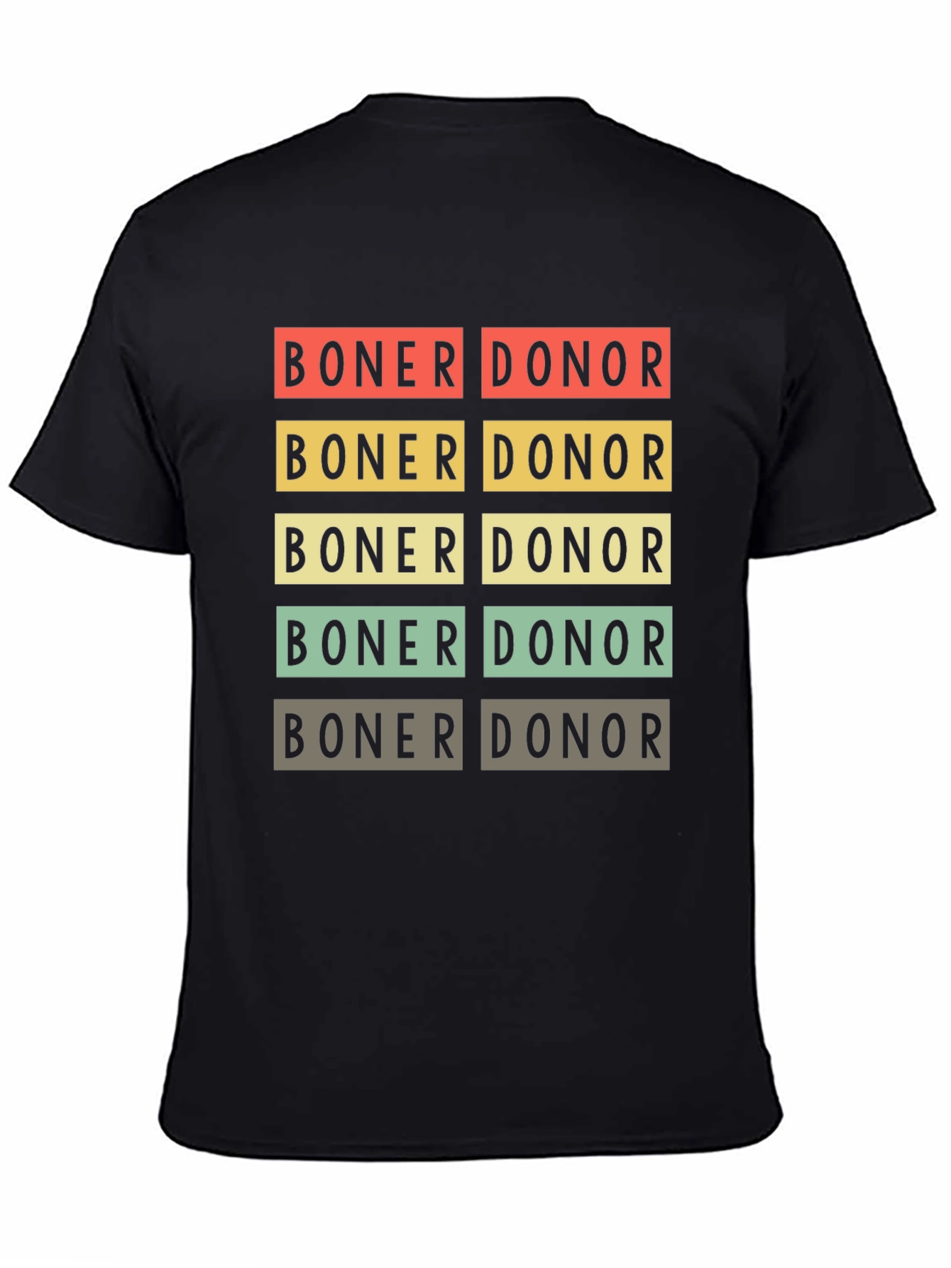 Boner Donor Graphic Tee - Bold Statement Shirt