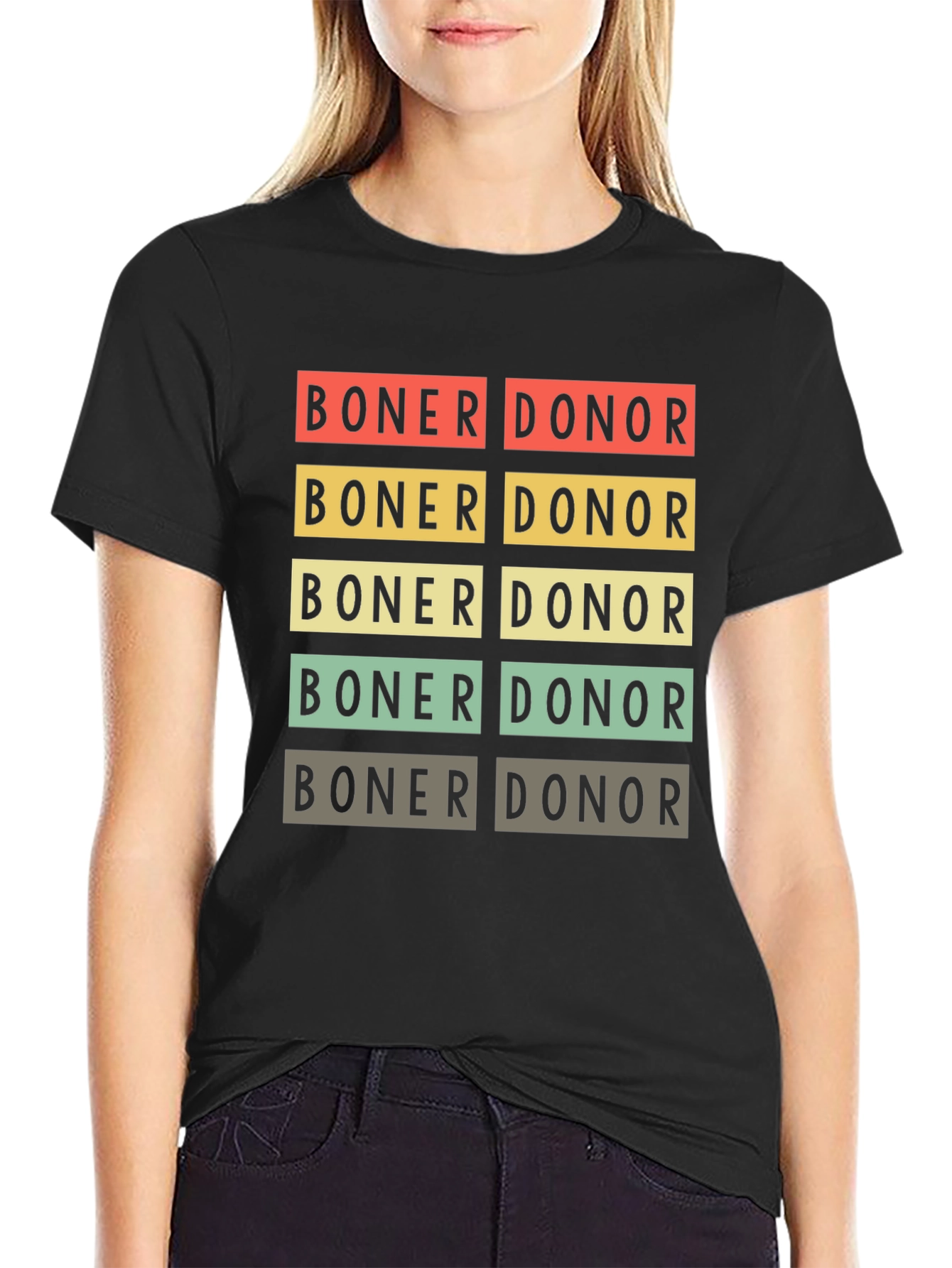 Boner Donor Graphic Tee - Bold Statement Shirt
