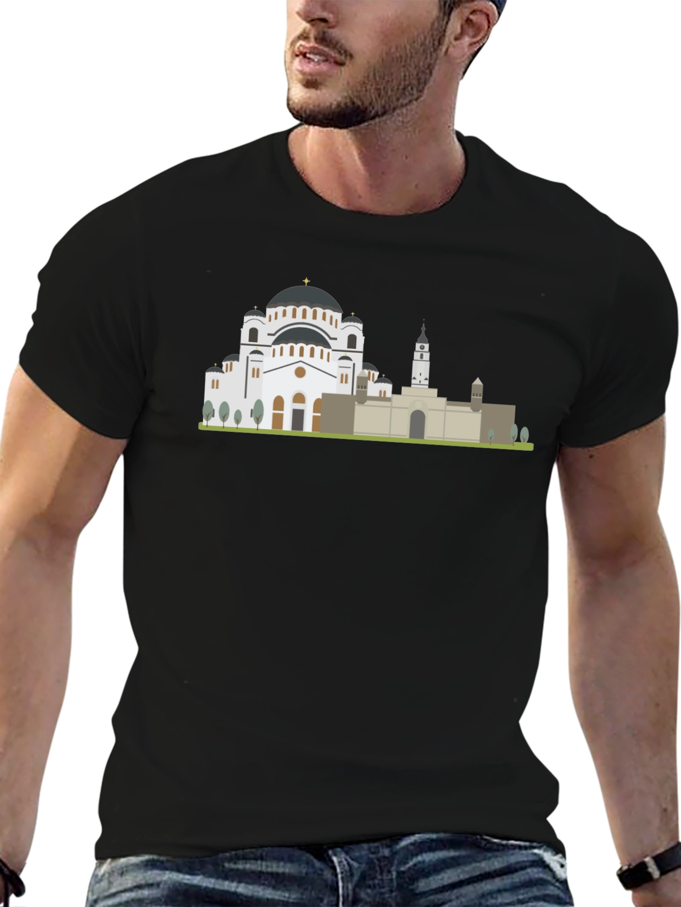 Belgrade Skyline T-Shirt - Serbia Travel Souvenir