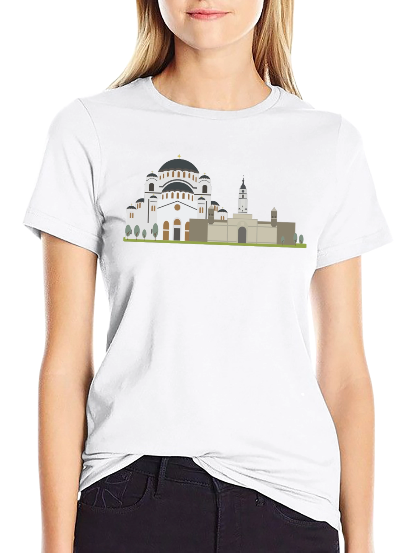 Belgrade Skyline T-Shirt - Serbia Travel Souvenir