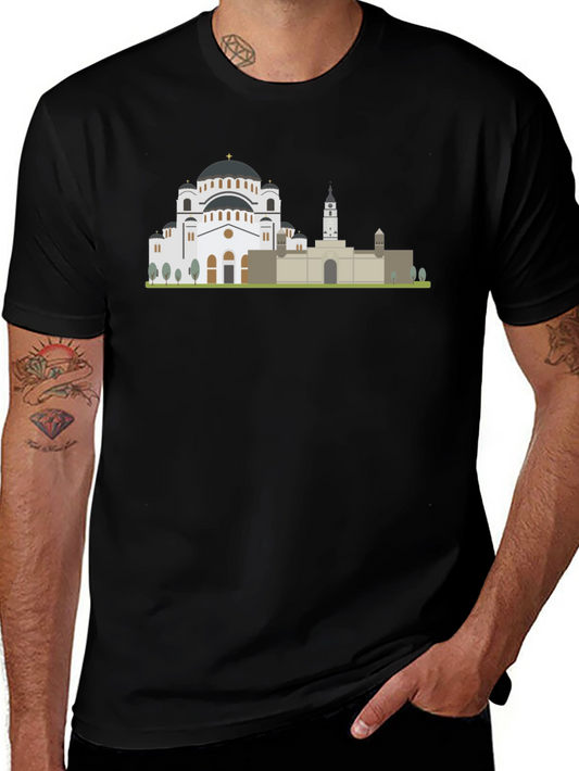 Belgrade Skyline T-Shirt - Serbia Travel Souvenir