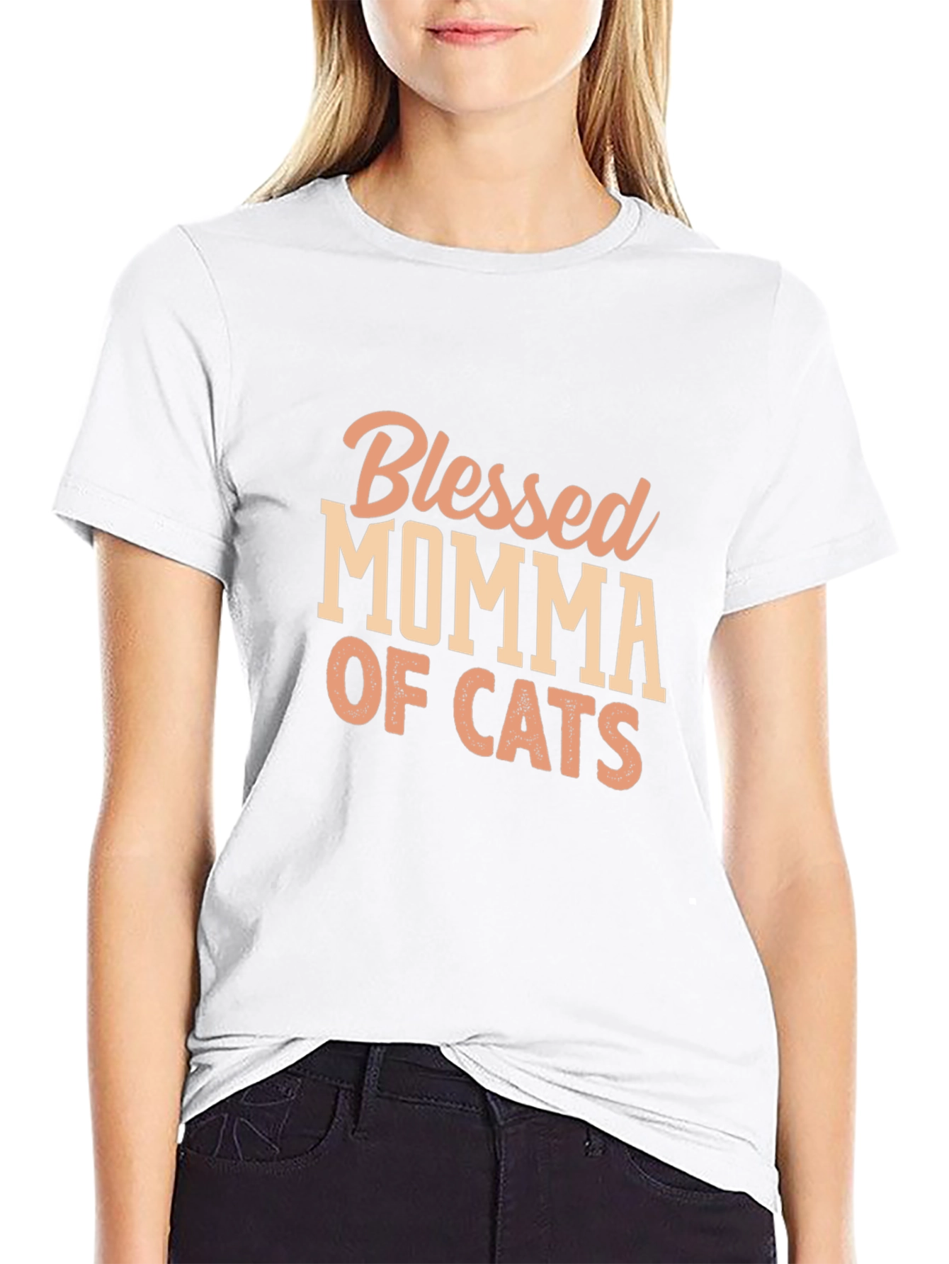 Blessed Momma of Cats T-Shirt