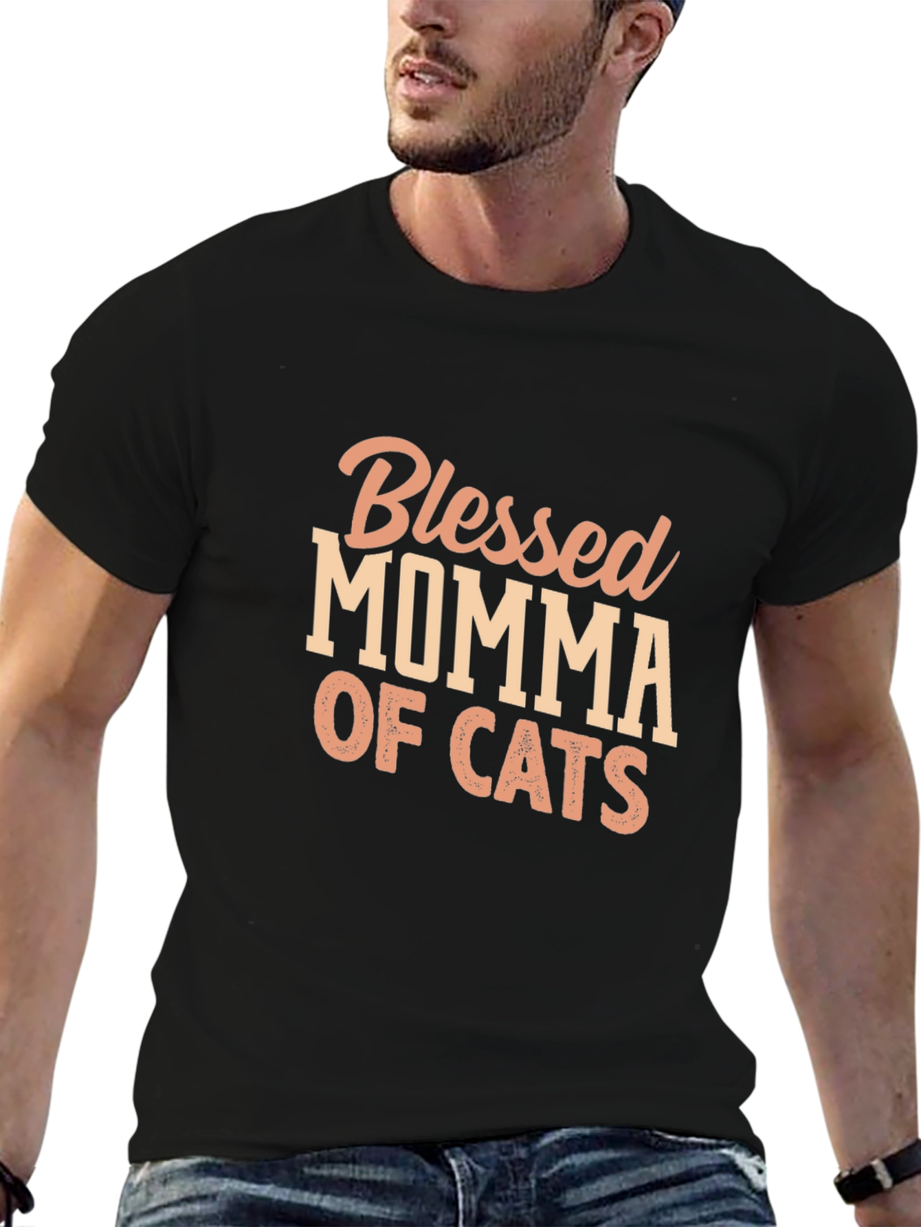Blessed Momma of Cats T-Shirt