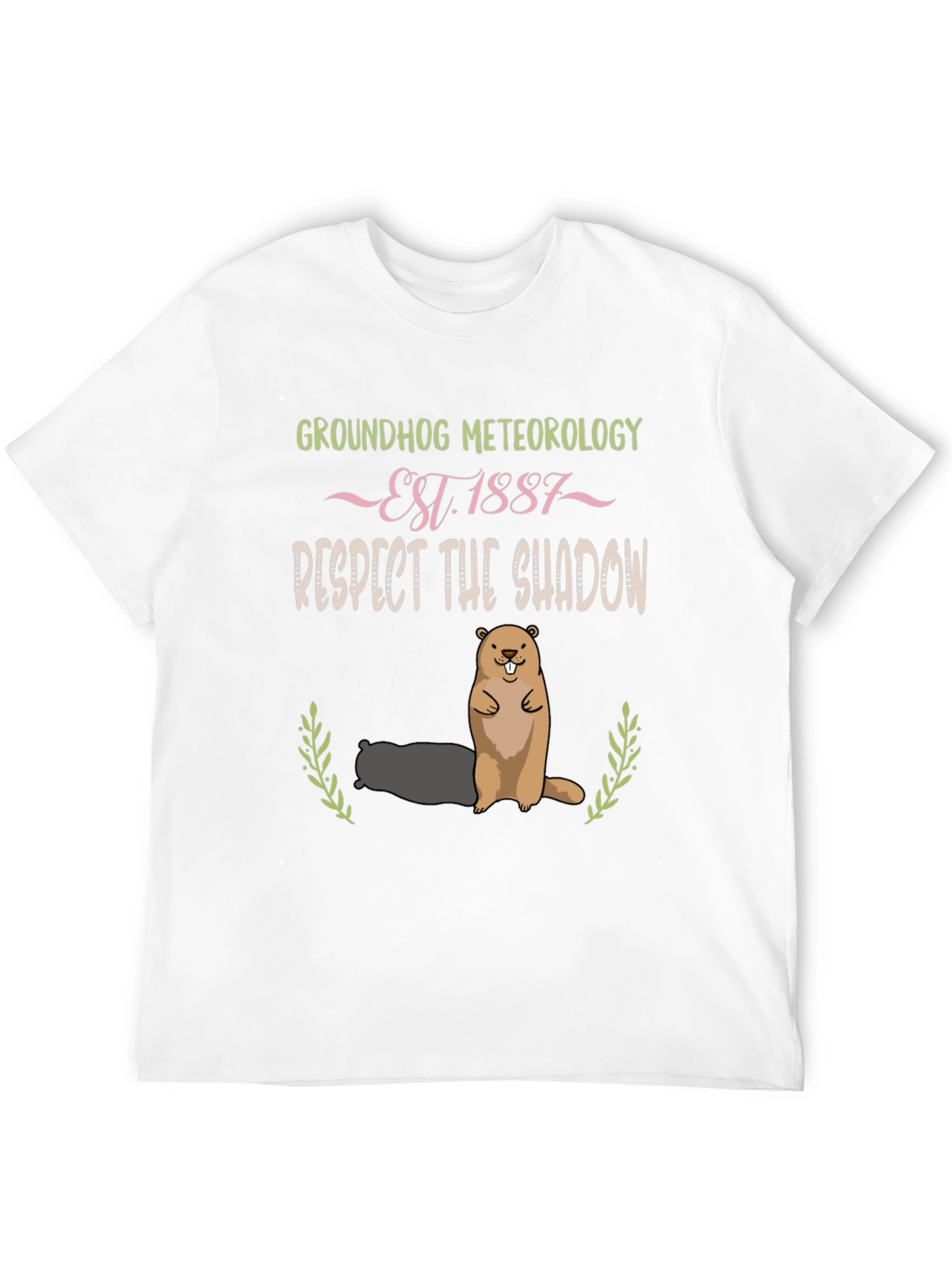 Groundhog Meteorology Shadow T-Shirt