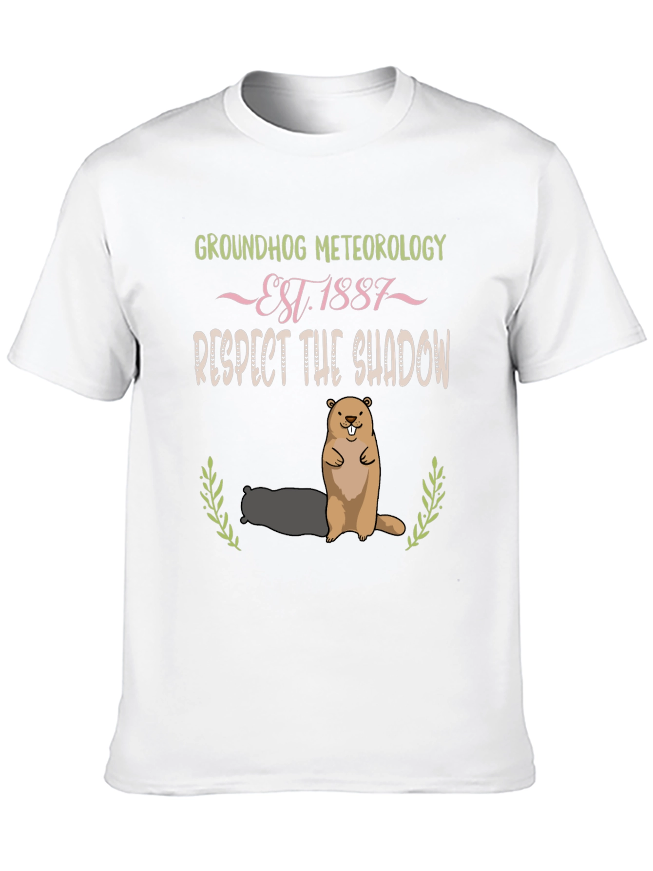 Groundhog Meteorology Shadow T-Shirt