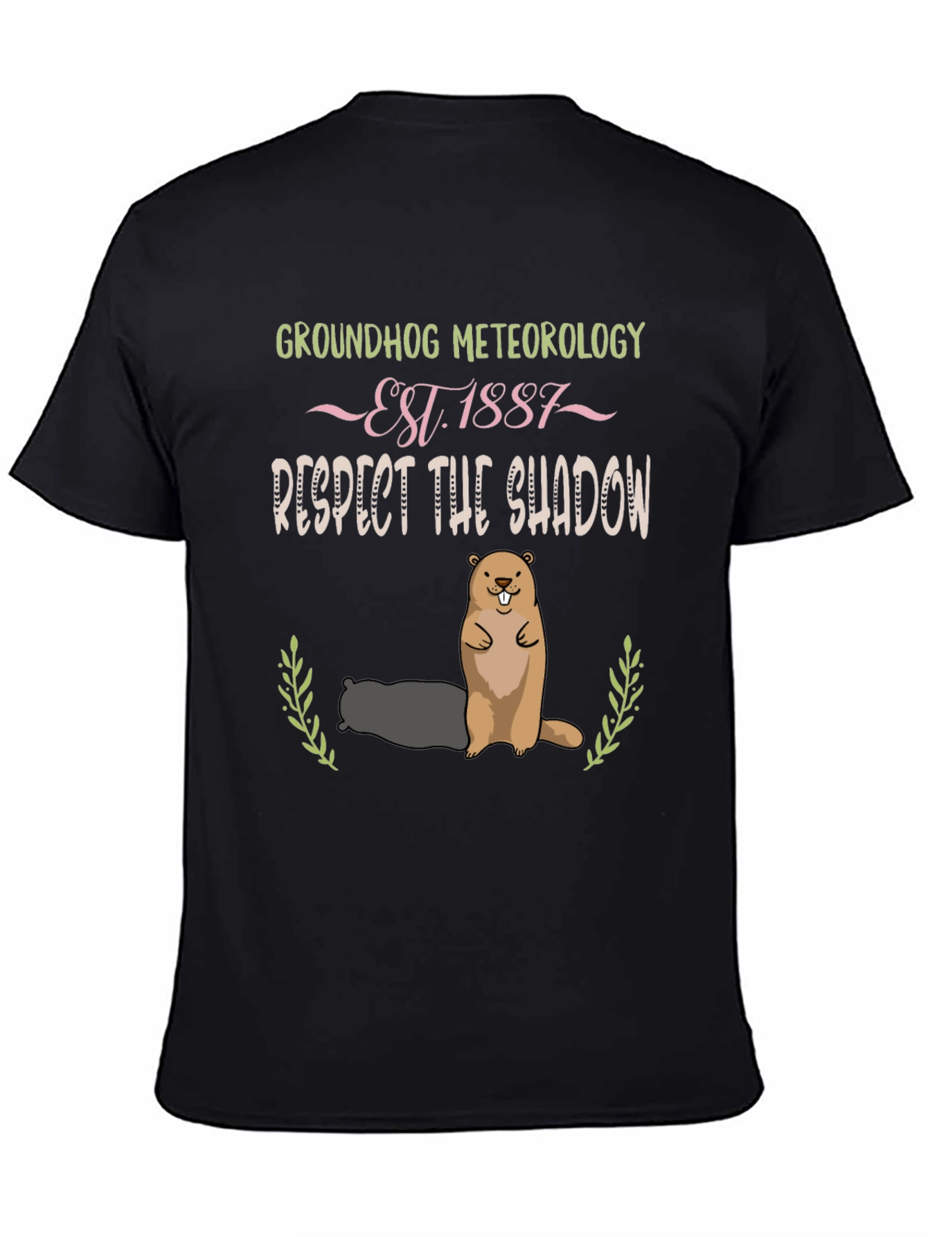 Groundhog Meteorology Shadow T-Shirt