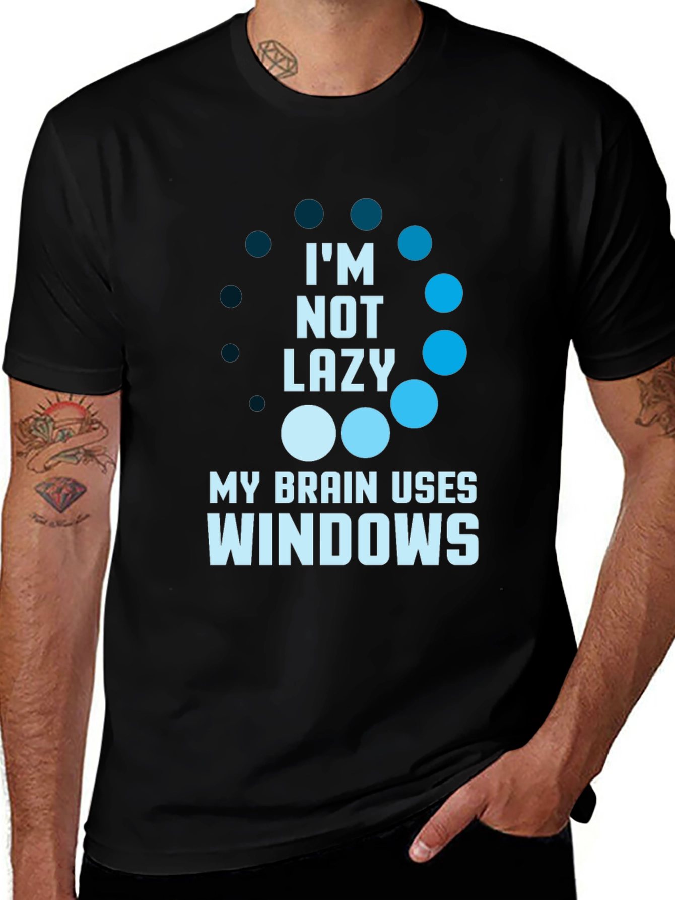 Funny Im Not Lazy Windows T-Shirt