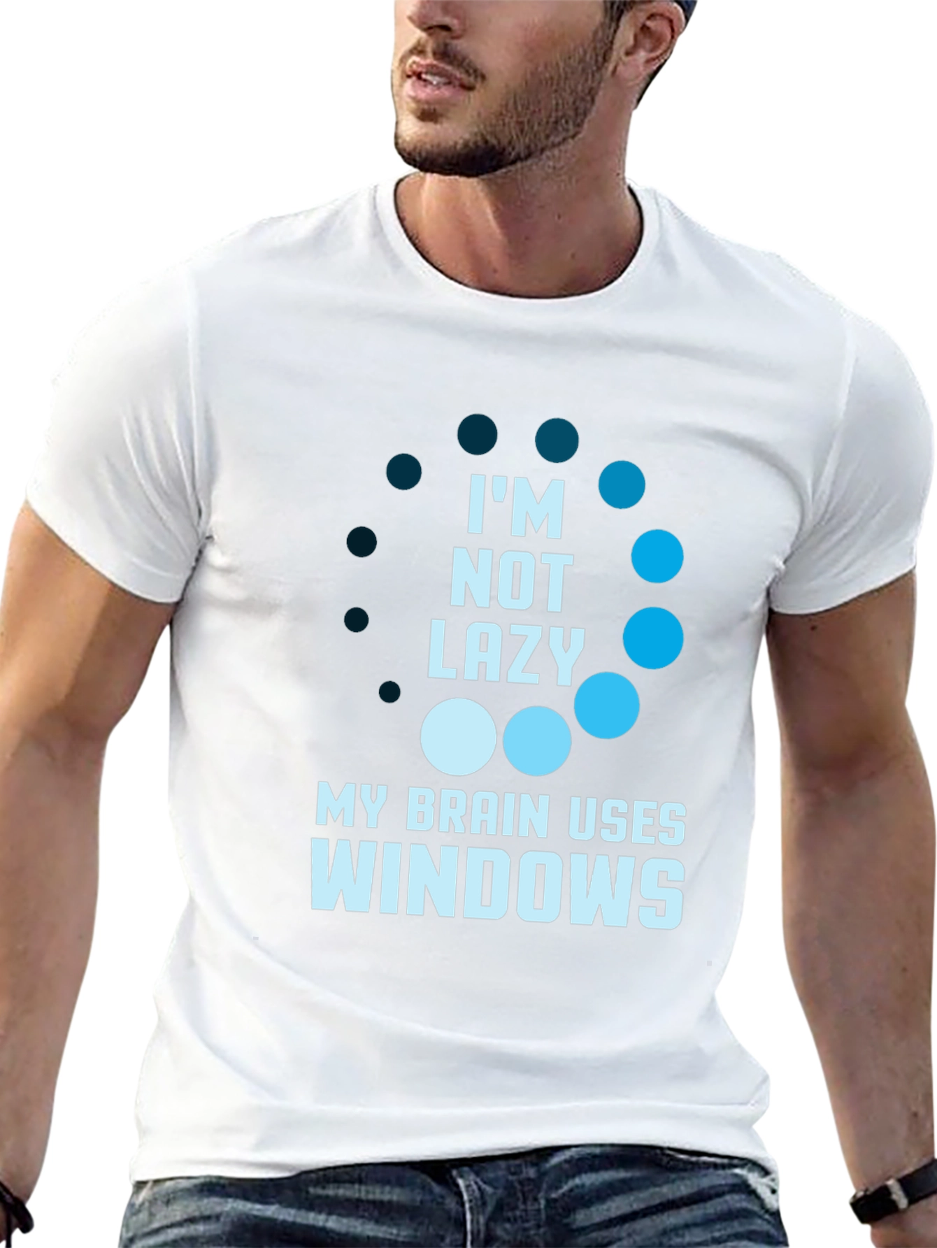 Funny Im Not Lazy Windows T-Shirt