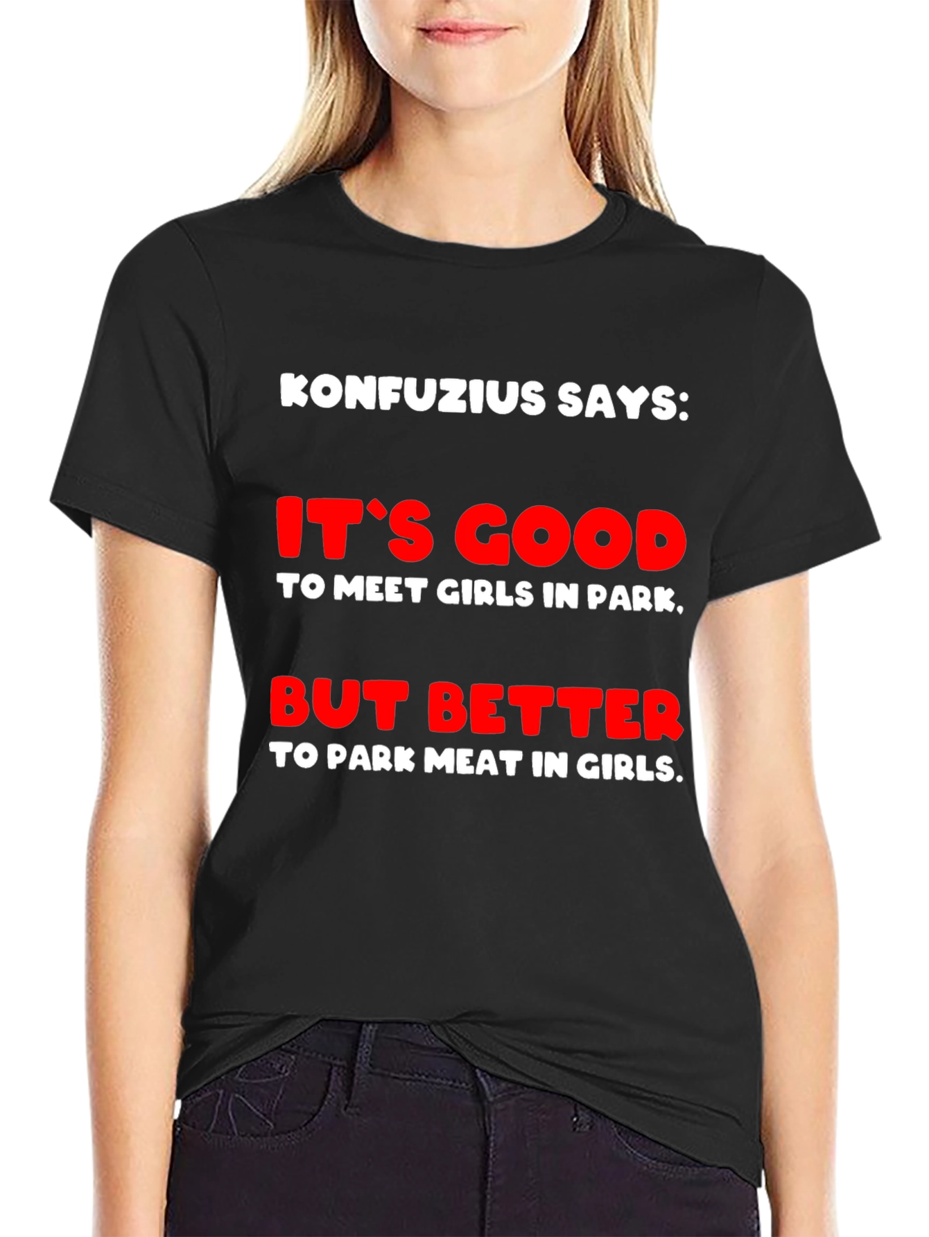 Konfucius Says Graphic T-Shirt